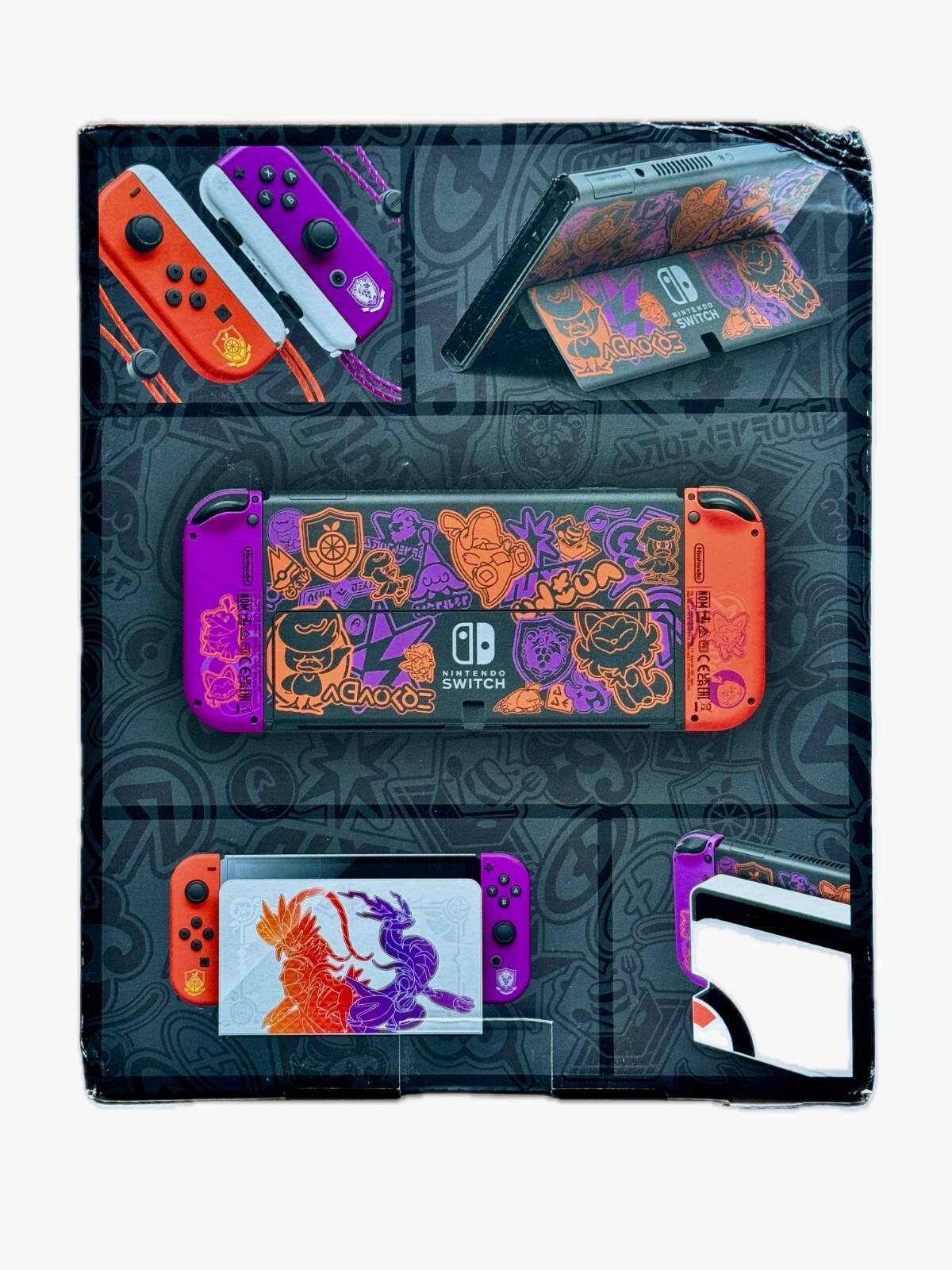 Nintendo Switch OLED Console – Pokemon Scarlet + Violet Edition (EUR/UK Release)