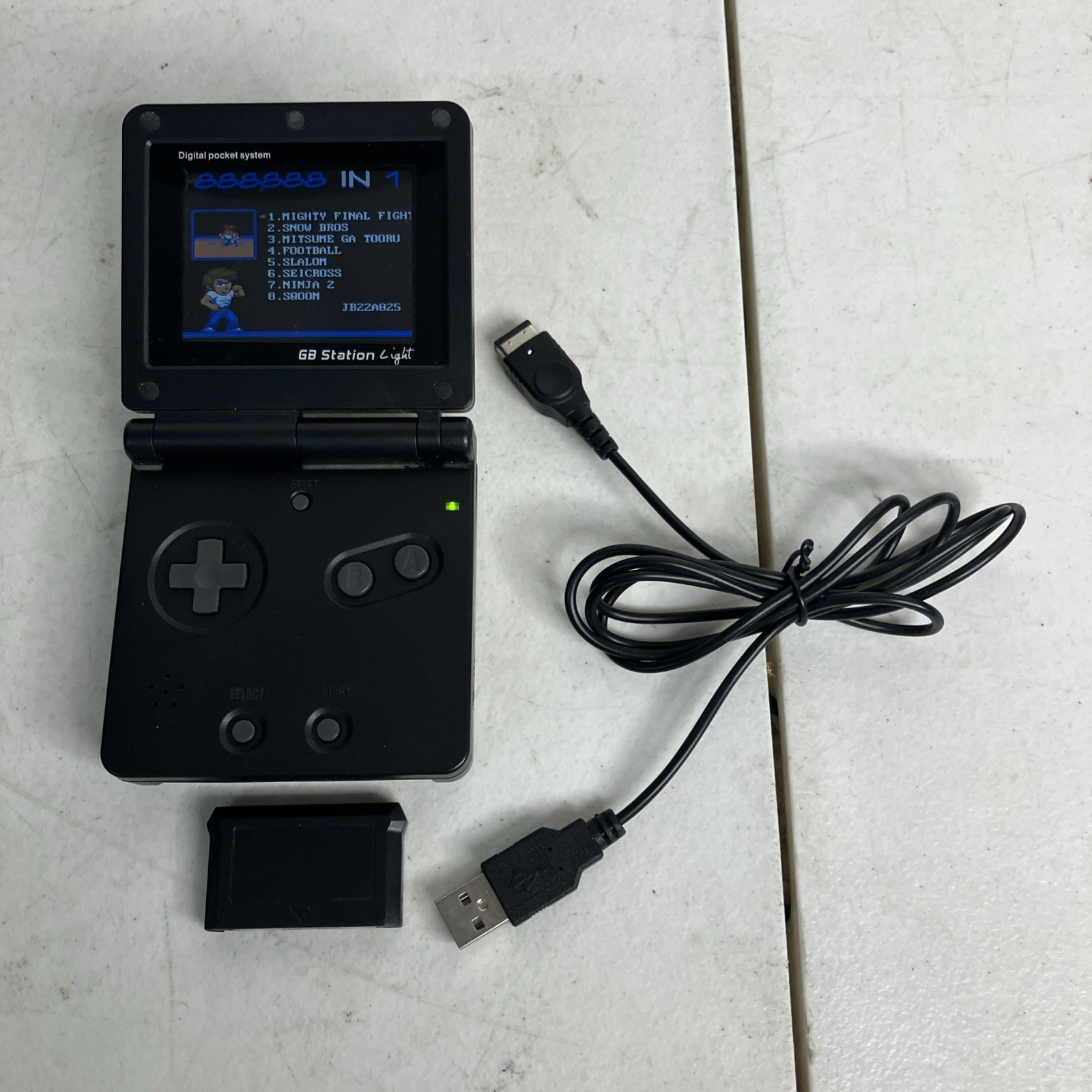 GB Station Light 888-in-1 Retro Handheld Game Console GBA SP Clone New Battery