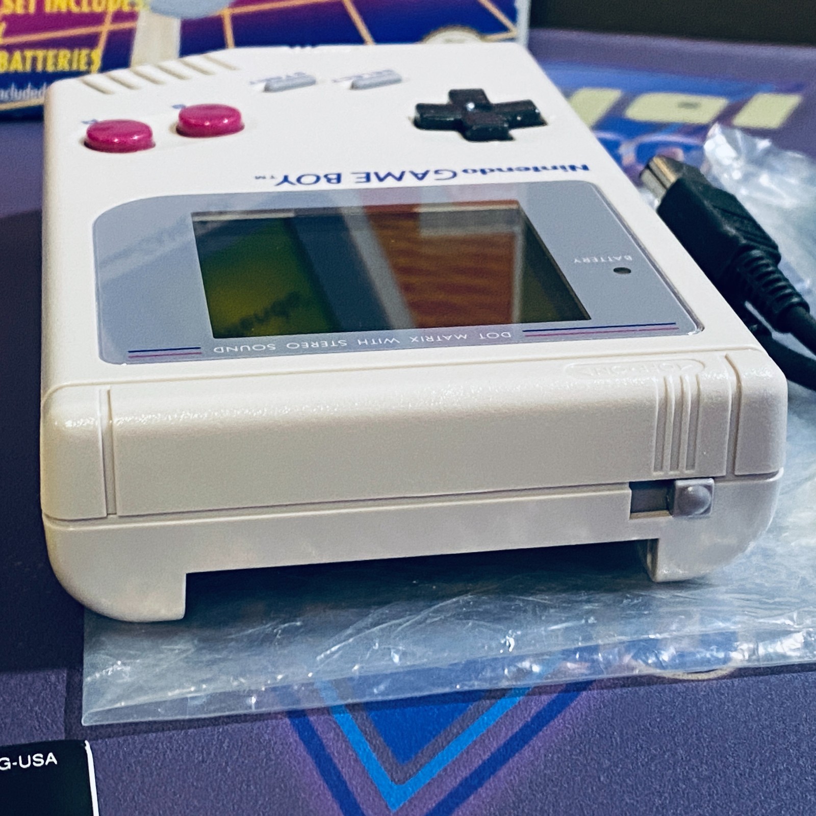 Original Nintendo Game Boy DMG-01 Handheld System Complete in Box CIB