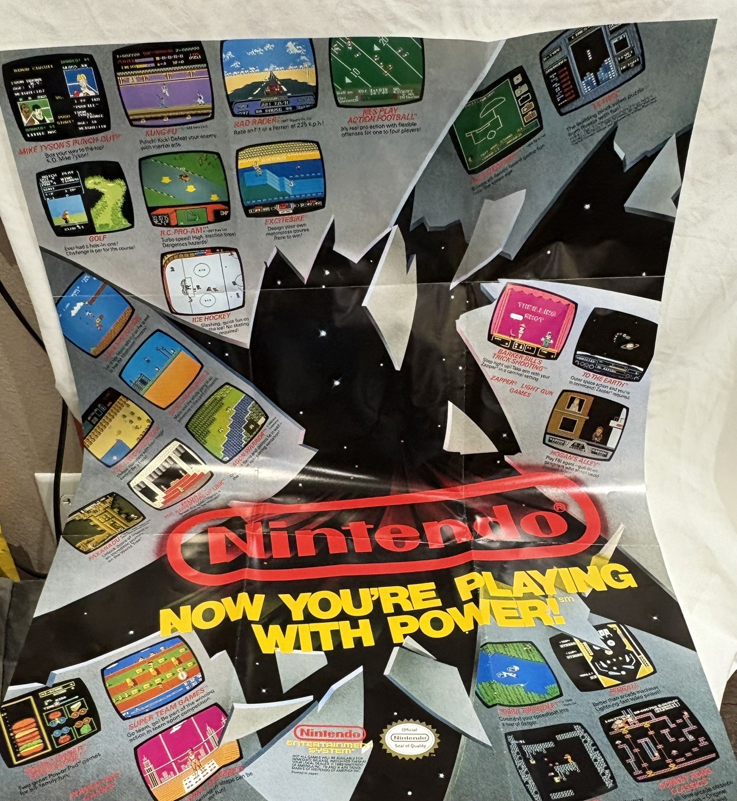Nintendo Entertainment System Gaming Set with Console, 9 Games -Zapper Carry Bag