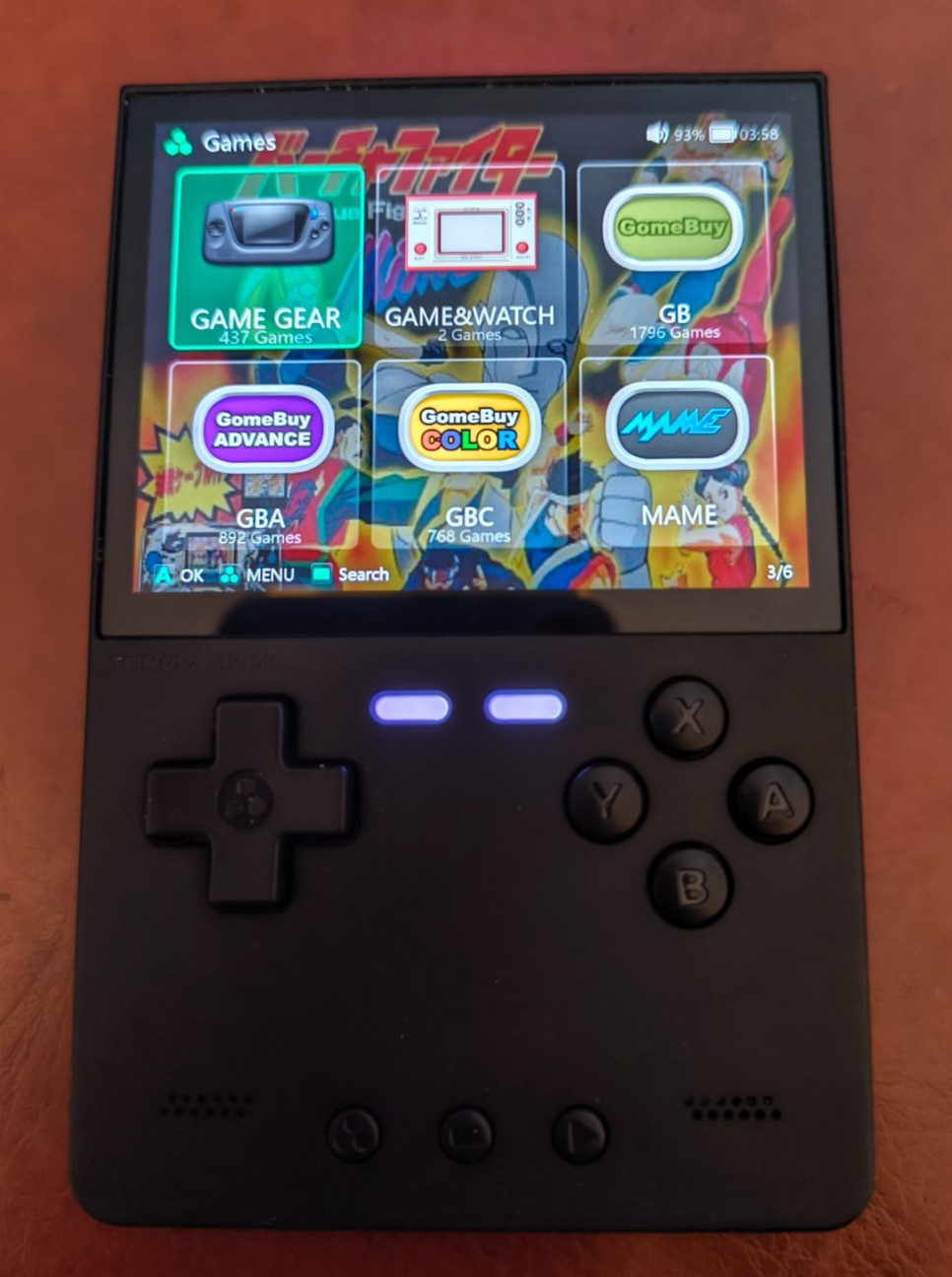 TrimUI Brick Black Retro Handheld Game Console with 64GB