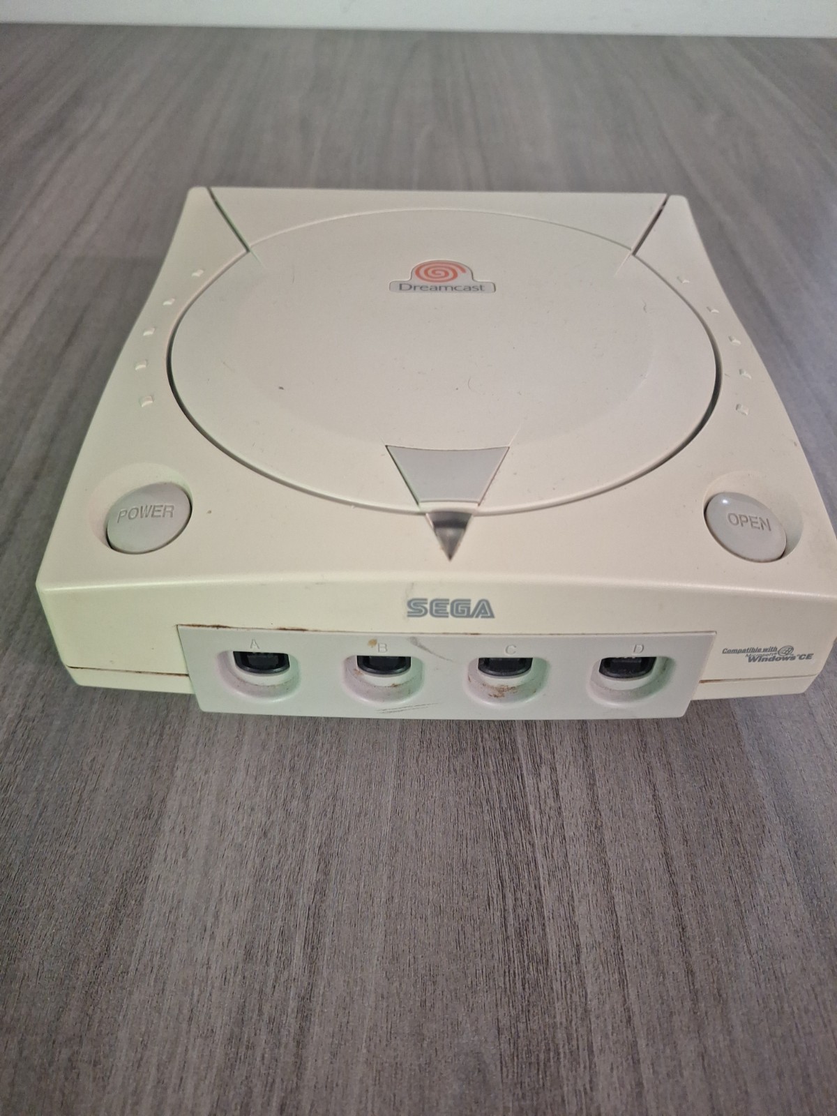 Sega Dreamcast White Console with Controller and Memory Card Tested Working