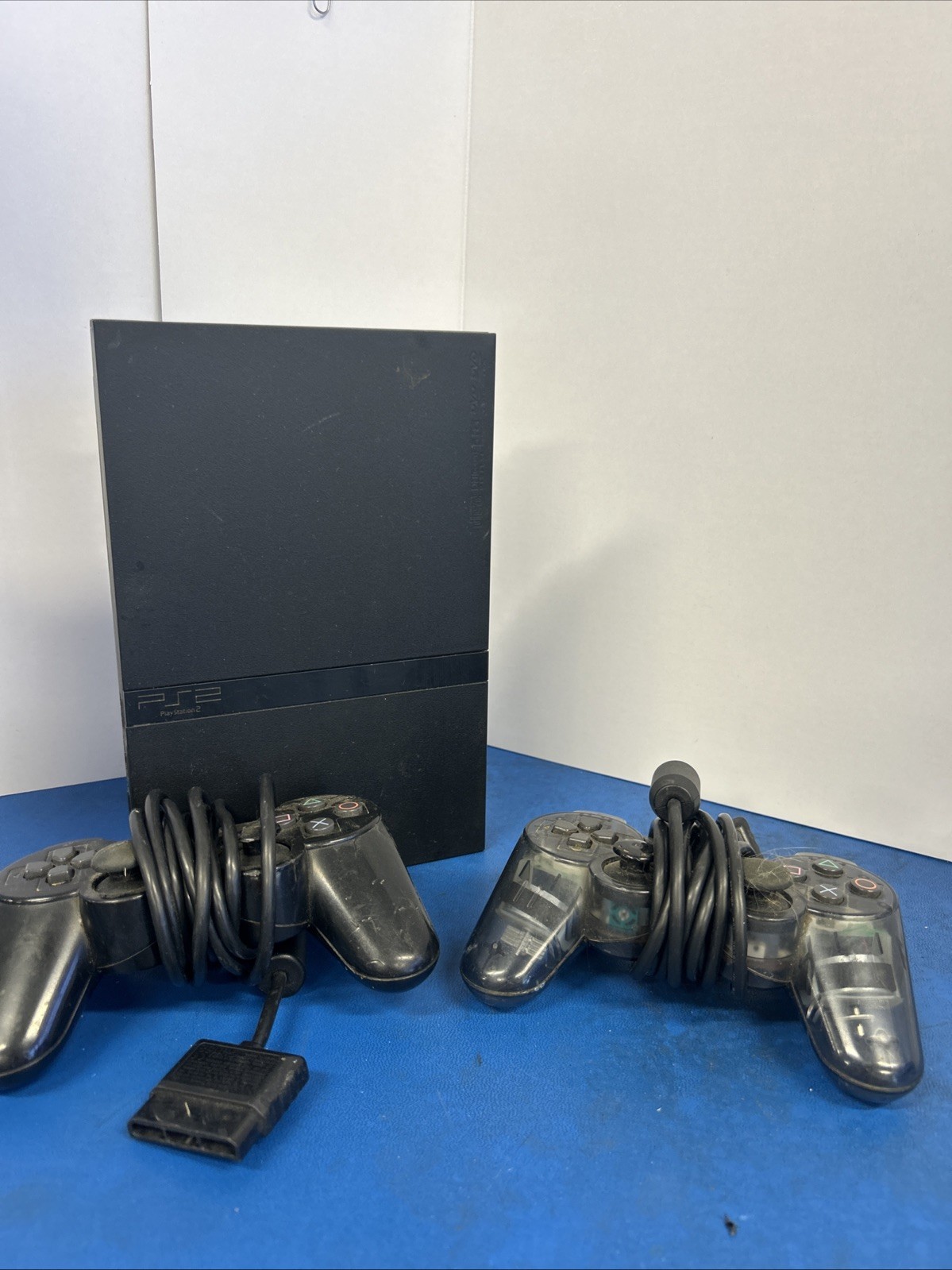 Sony Play Station 2 Slim PS2 Console with 2 Controller COMBO DEAL ‼️‼️ UNTESTED
