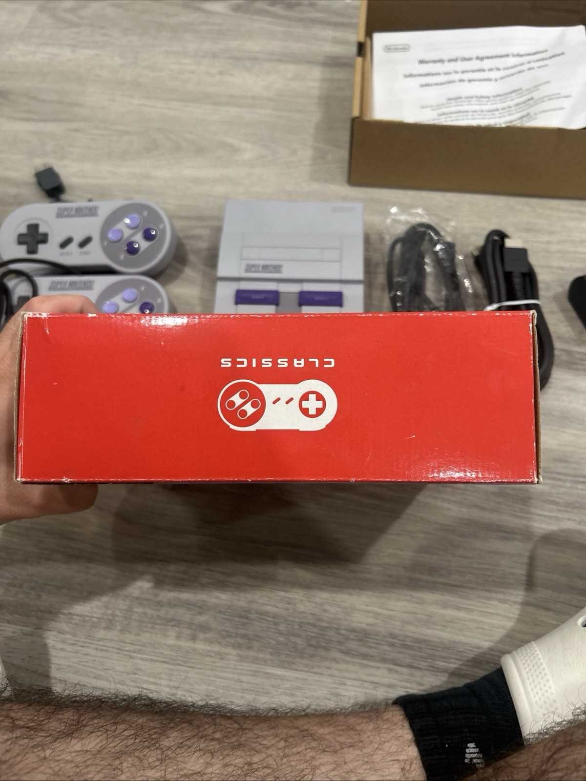 Super Nintendo Entertainment System Classic Edition SNES CIB Tested And Working