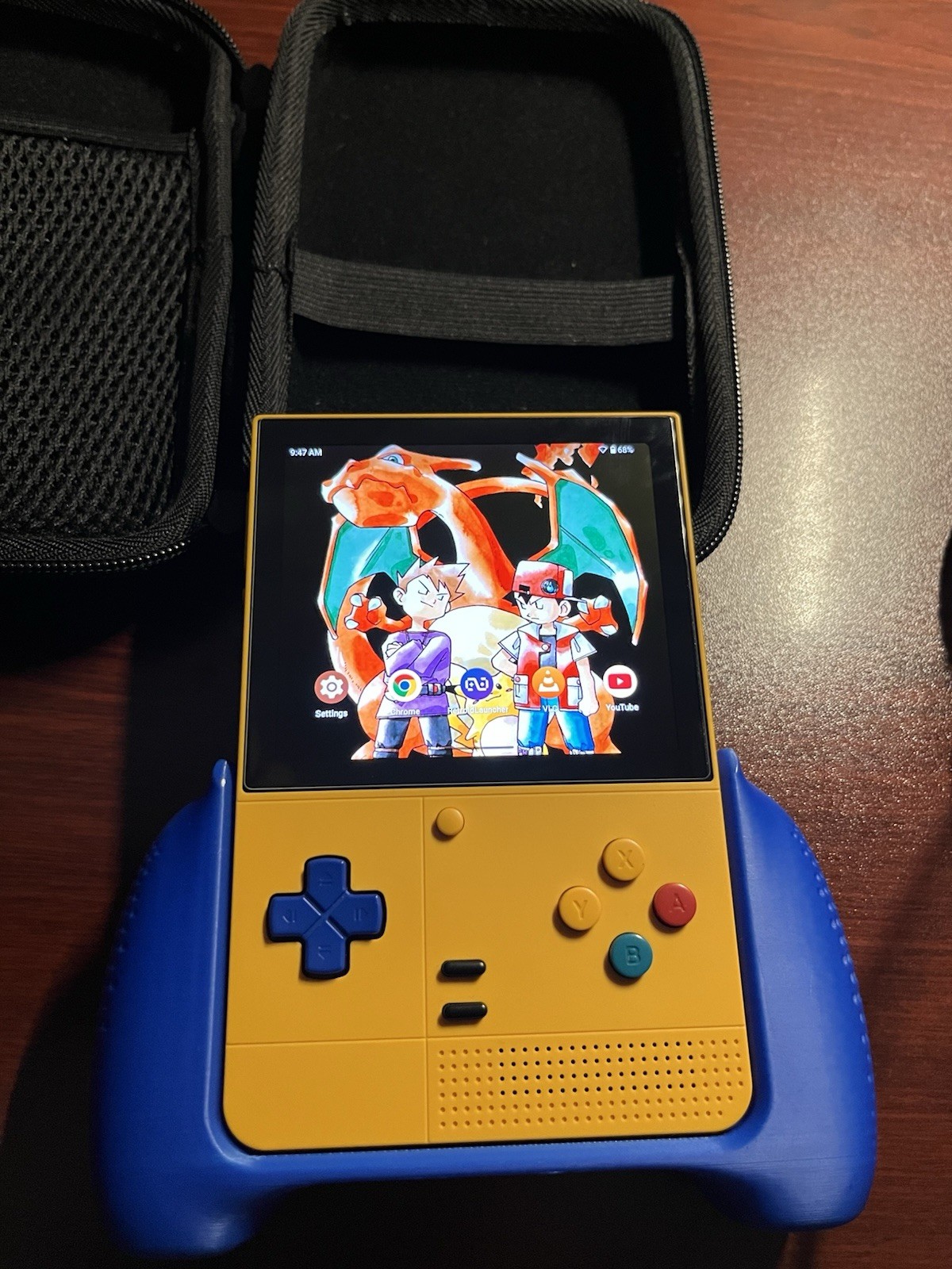 Retroid Pocket Classic Handheld Emulator 6GB RAM, 128GB, PKM Yellow w/ extras.