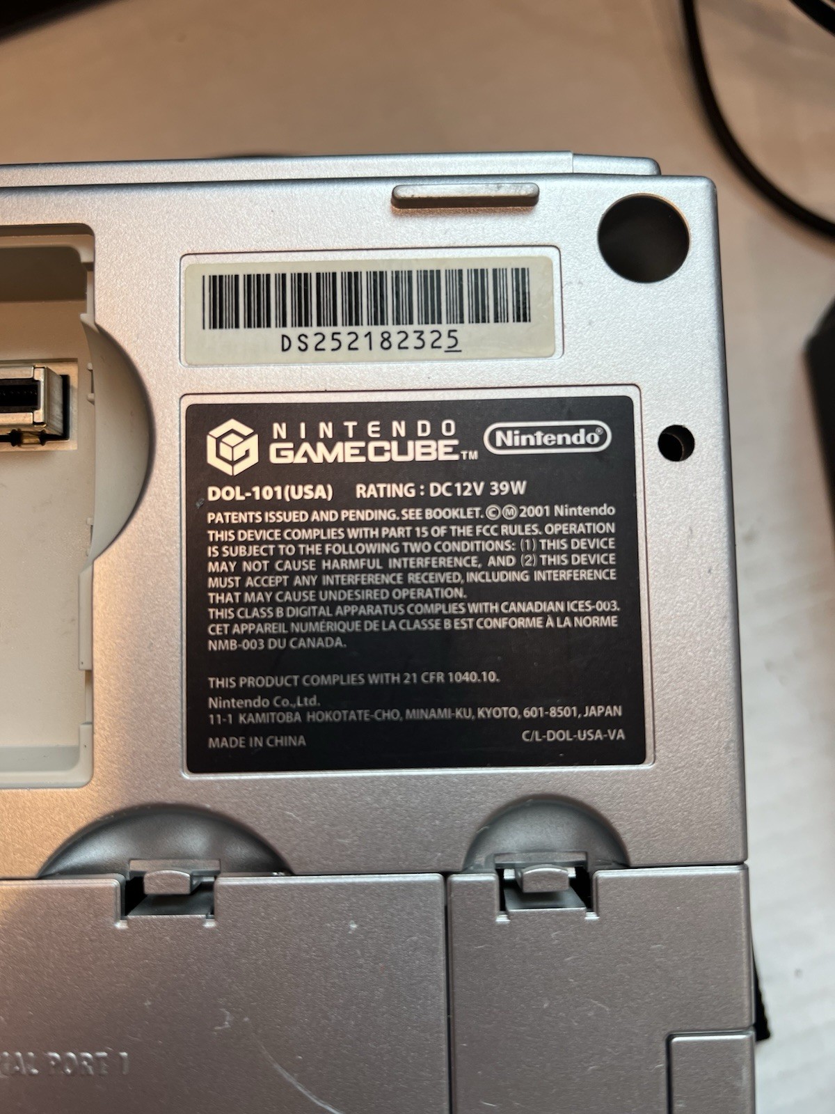 Nintendo GameCube Silver System Console Bundle OEM Controller Cords Tested Turok