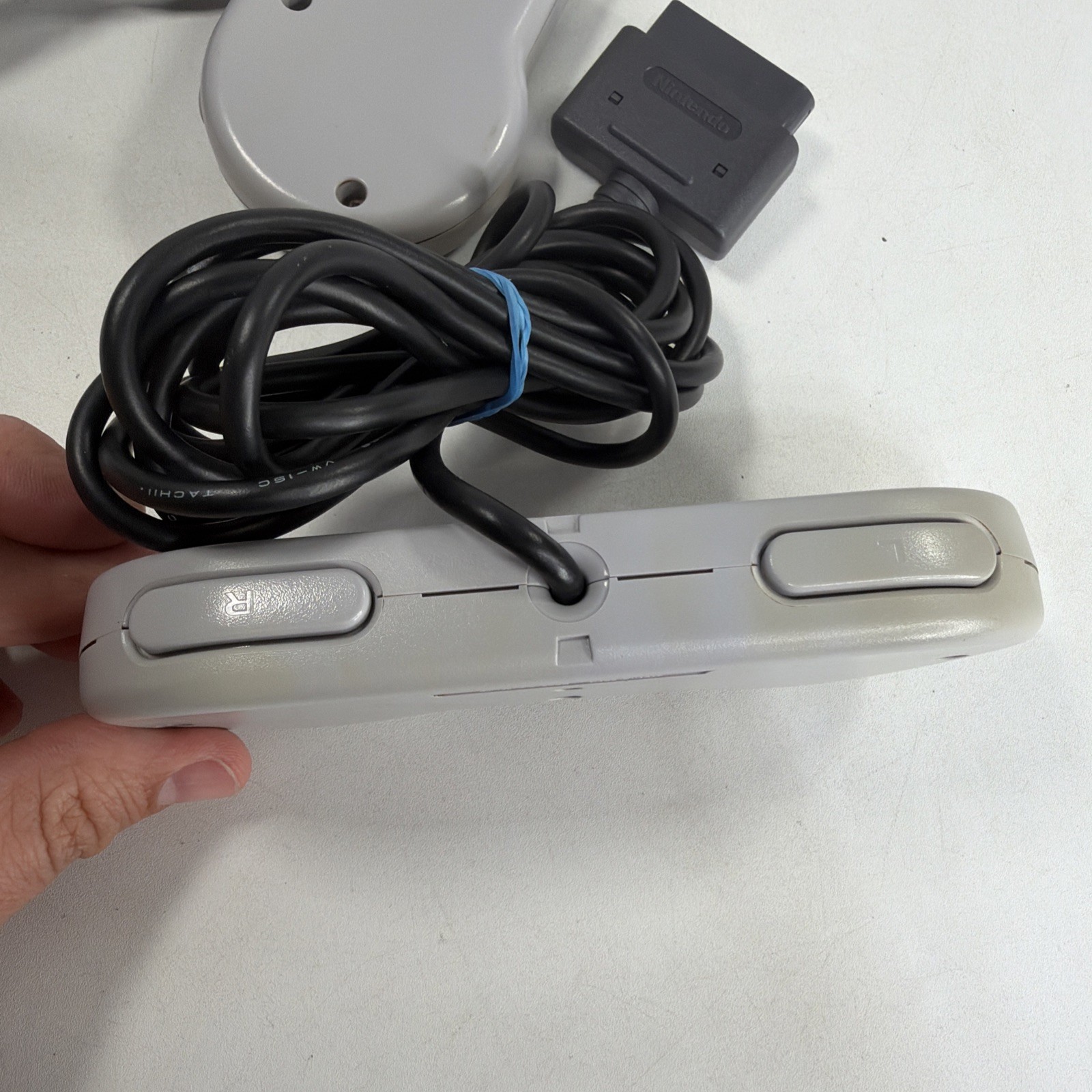 Nintendo SNES Console SNS-001 Bundle 2 Controllers Cables Tested