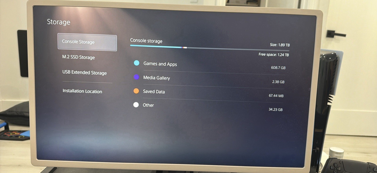 PS5 Pro 2TB Console with 2 Controllers and CHARGING STAND