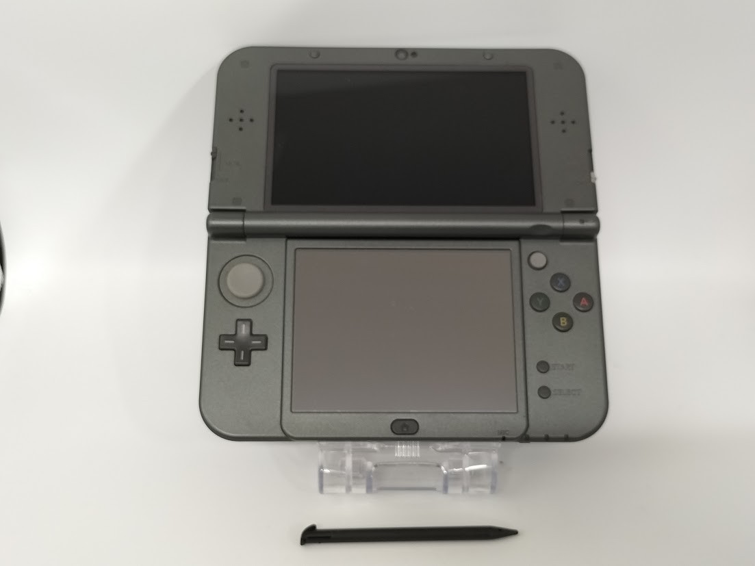 B7150 Nintendo new 3DS LL XL console Metallic Black Japan w/pen fx
