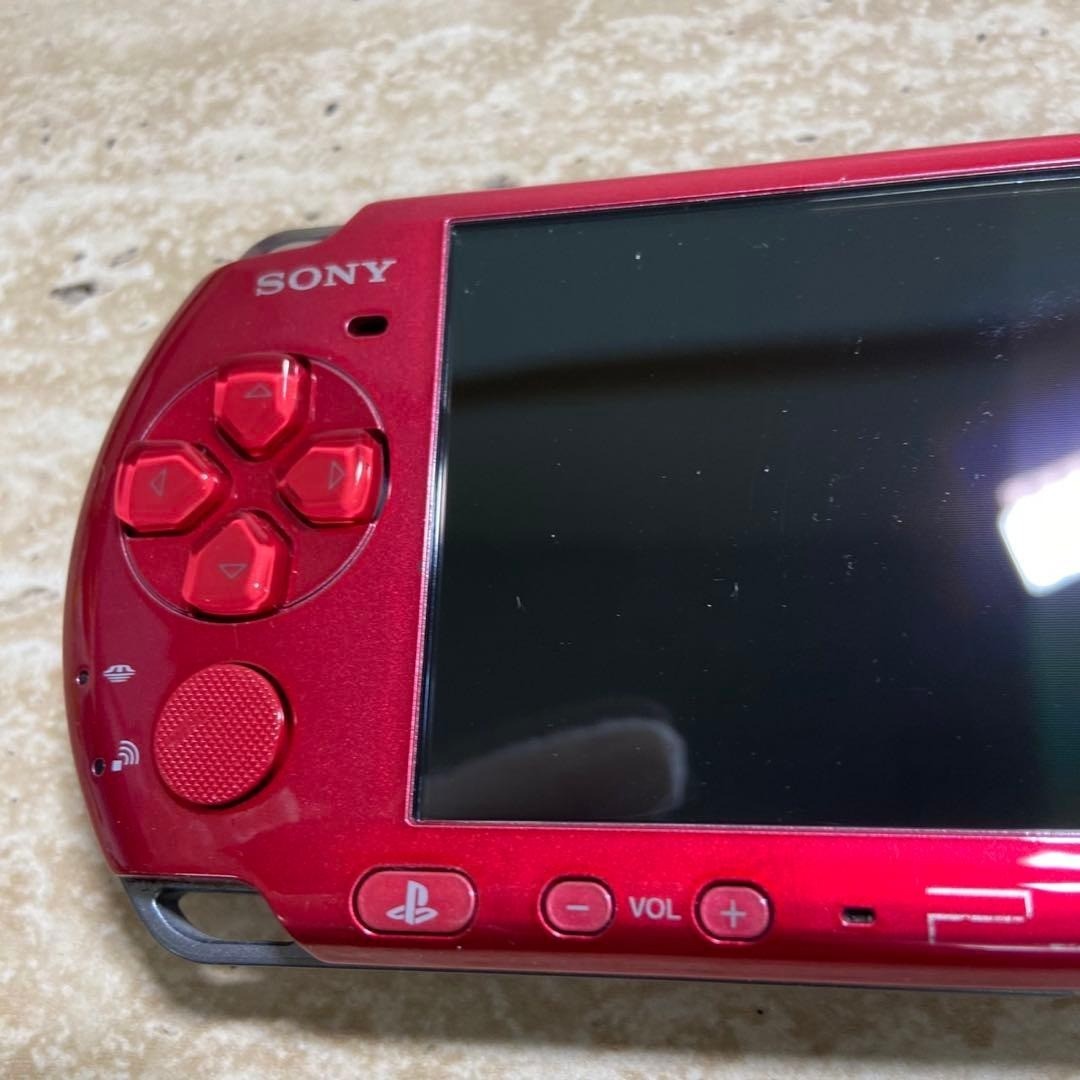 Sony PSP-3000 Radiant Red Boxed Complete Near Mint Tested Console 7098
