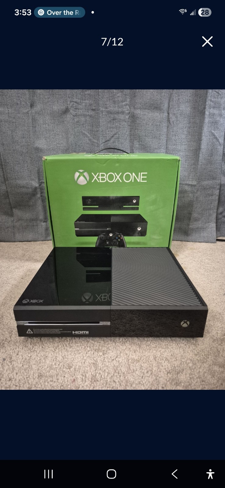 Microsoft Xbox One 1540 Black Console HDMI
