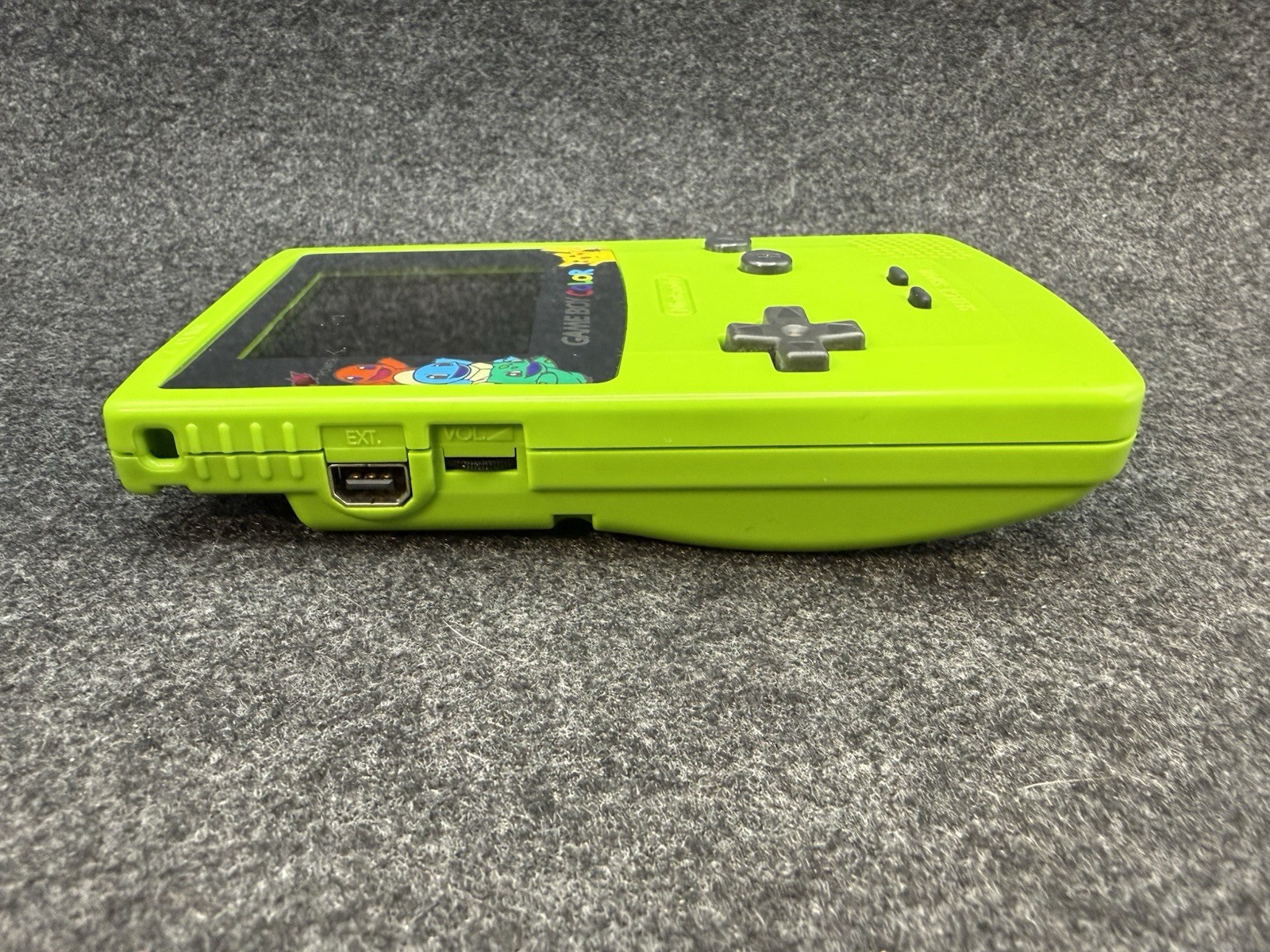Nintendo Game Boy Color Kiwi Green – Pokémon Screen – Headphone Audio Only