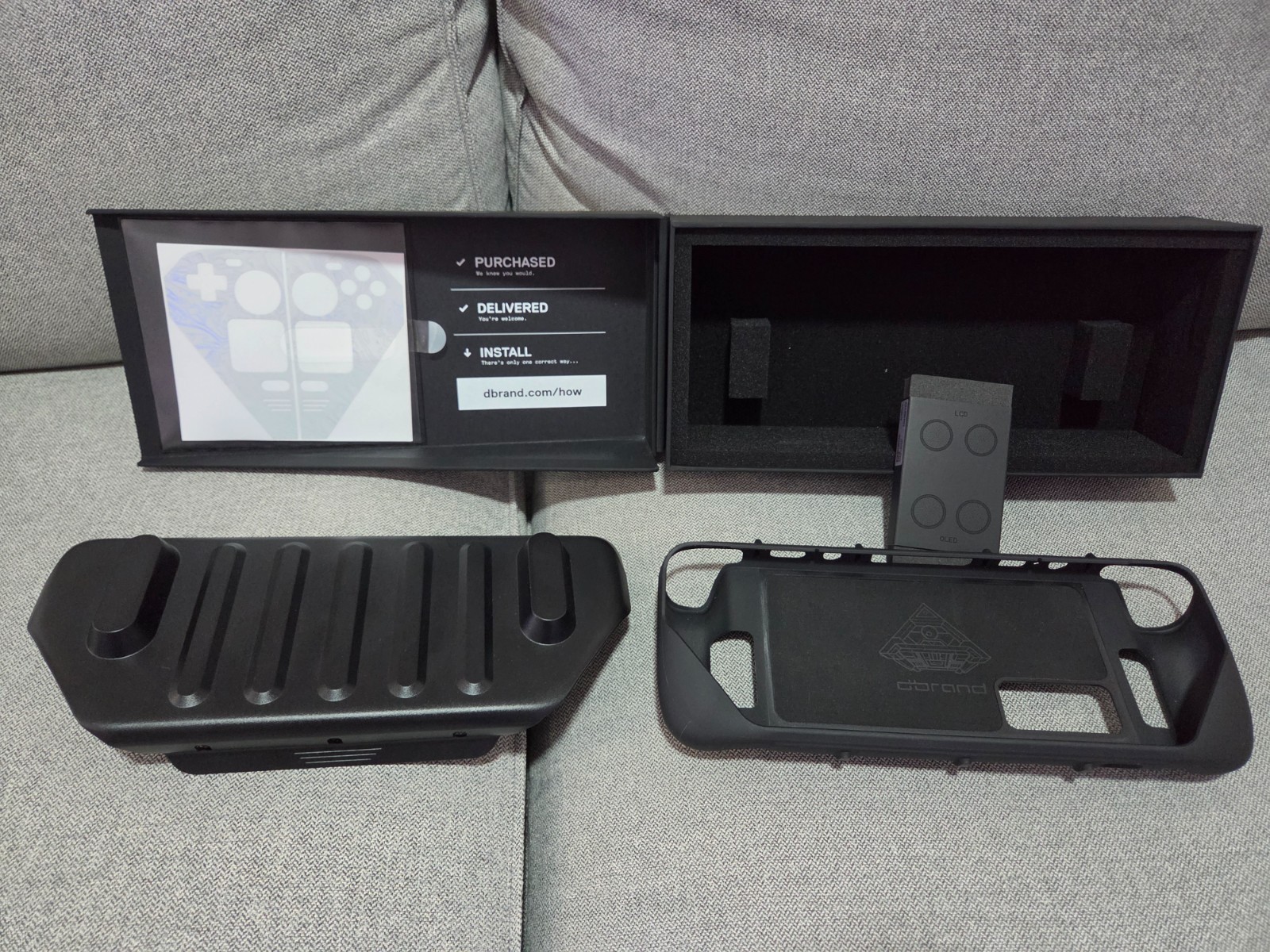 Valve Steam Deck OLED 2TB Killswitch Case, carrying case, charger included