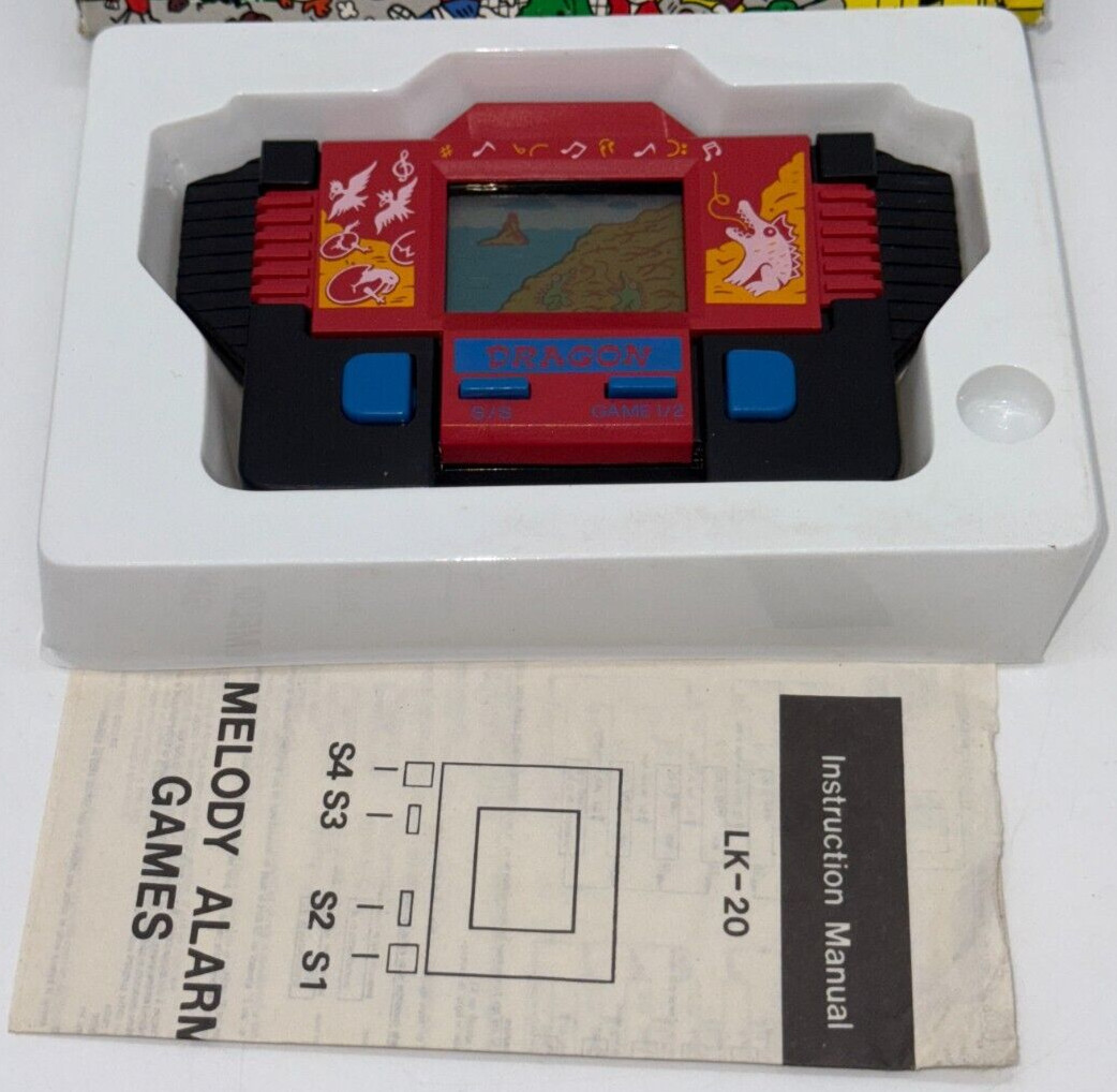 DRAGON – LCD Game & Watch Portable Console – 1990’s – DEADSTOCK – BOXED