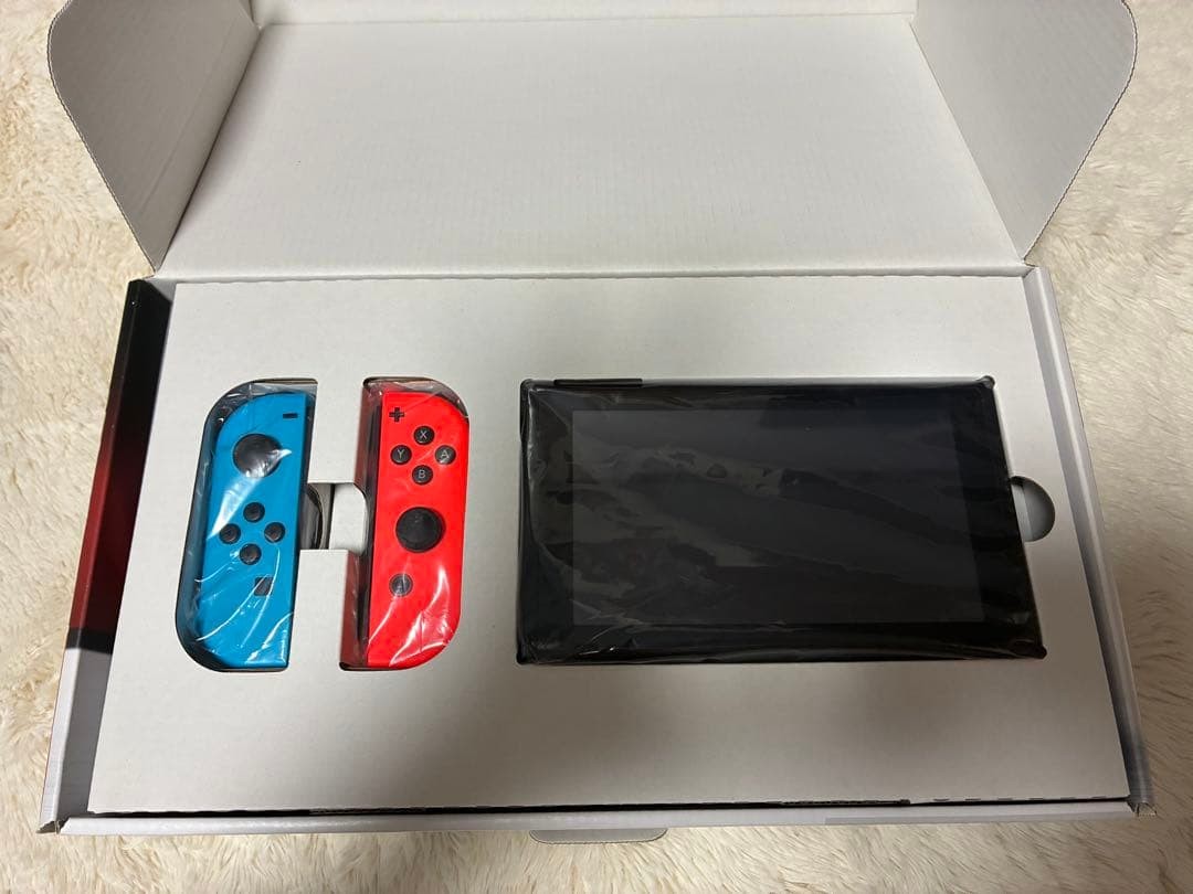 Nintendo Switch Console Joy Con Red Blue Green Pink Set