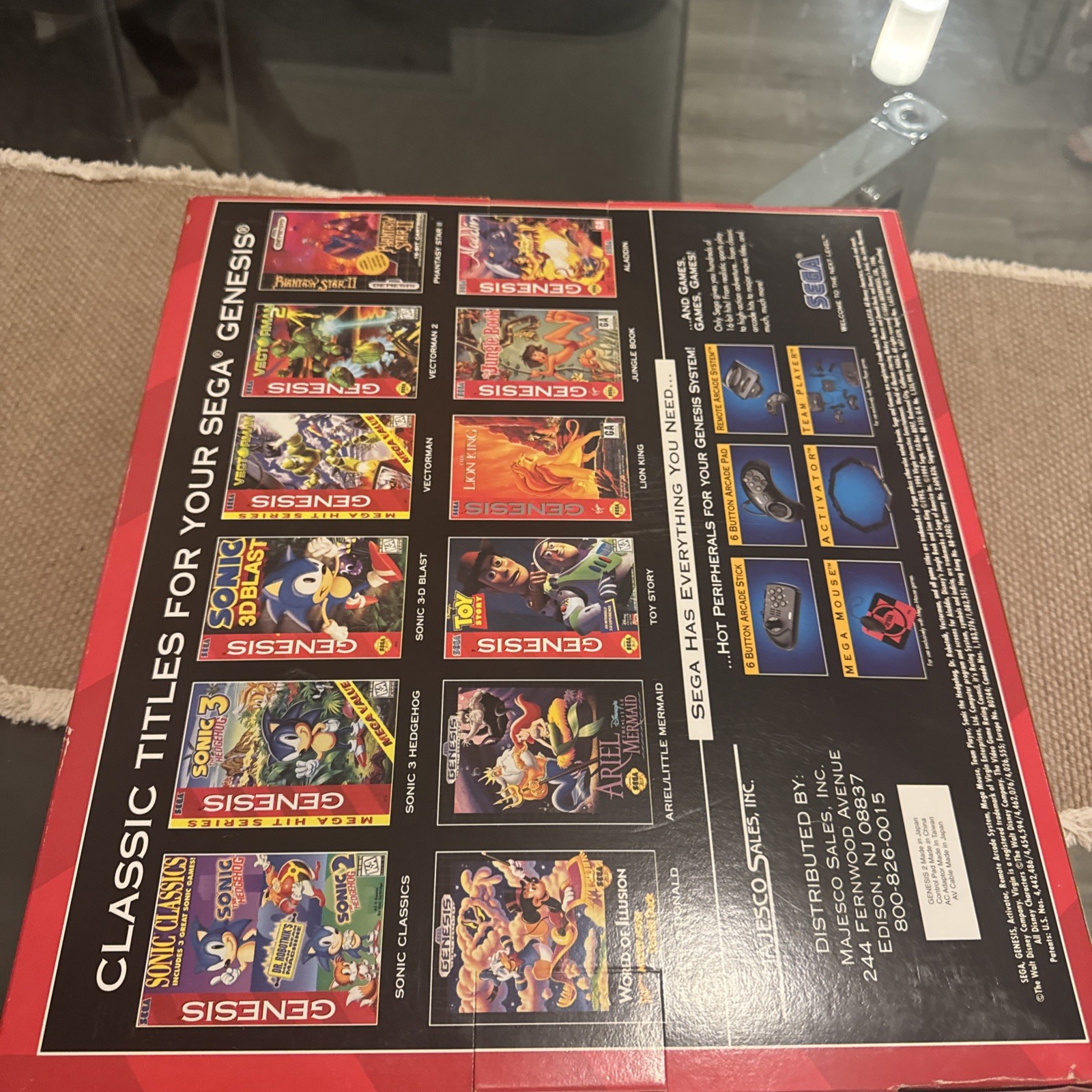 NEW Sega Genesis 2 Core System Console NEVER USED Majesco MK-1451 RARE VA4 MOBO