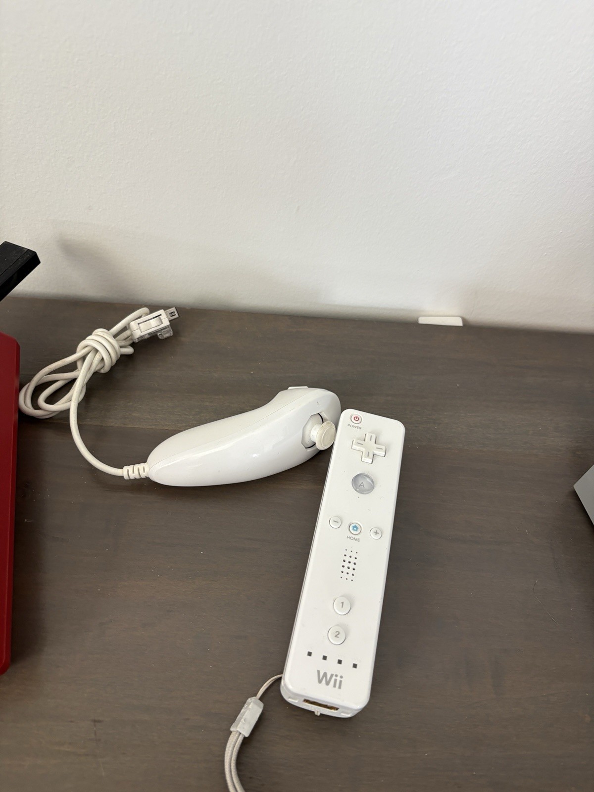 Nintendo Wii Mini Console Red Black RVL-201 Bundle – Tested