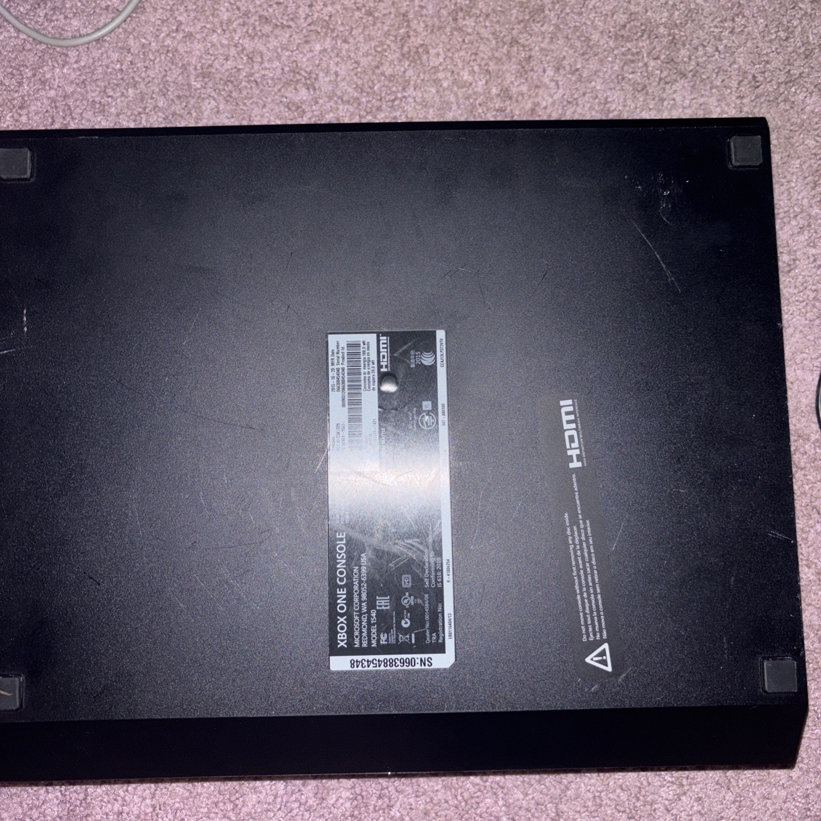 Microsoft Xbox One 500GB Console Only – Matte – #XB1