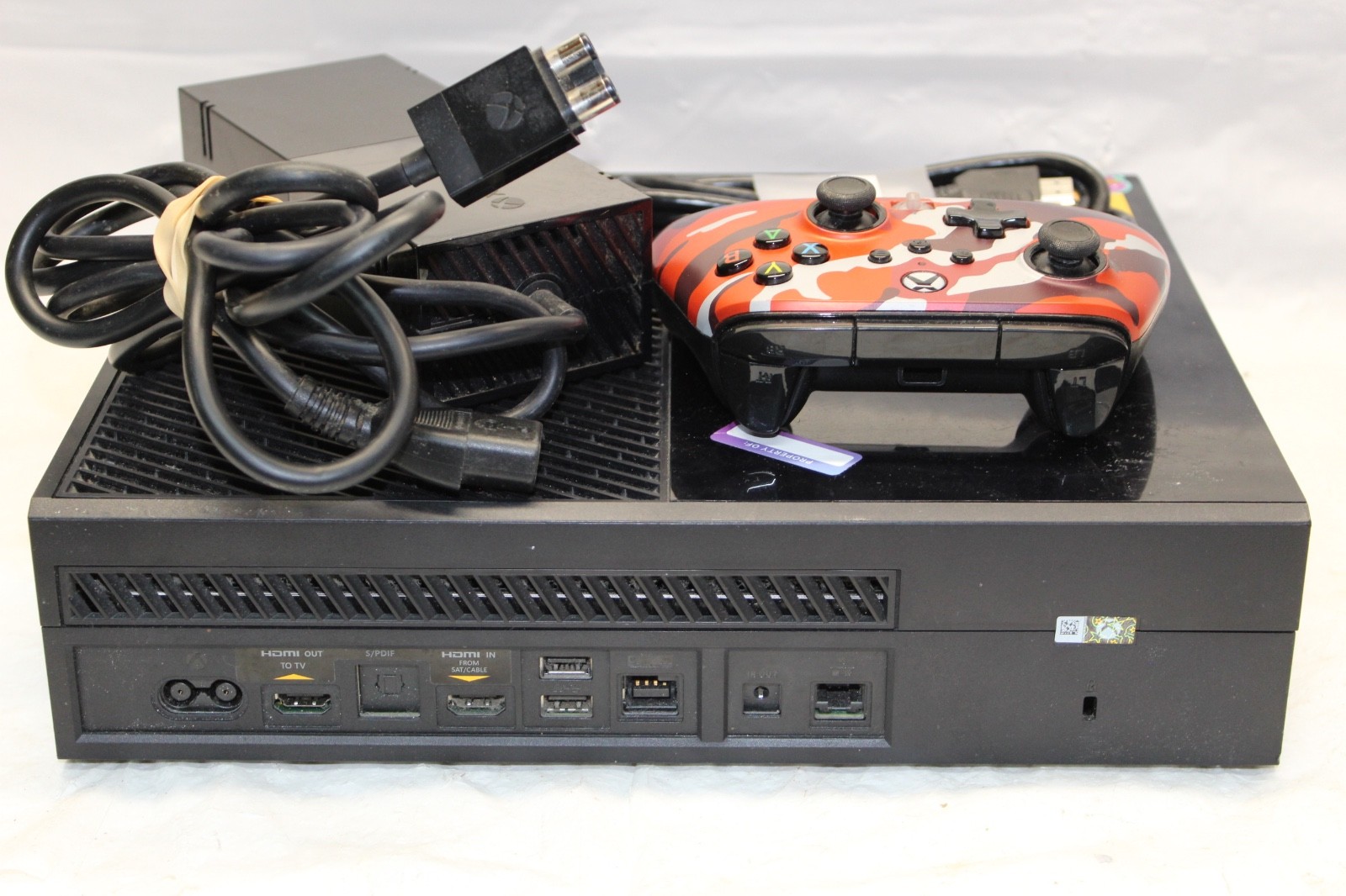 Microsoft Xbox One Console Black Model 1540 1 Controller HDMI Power Supply RS