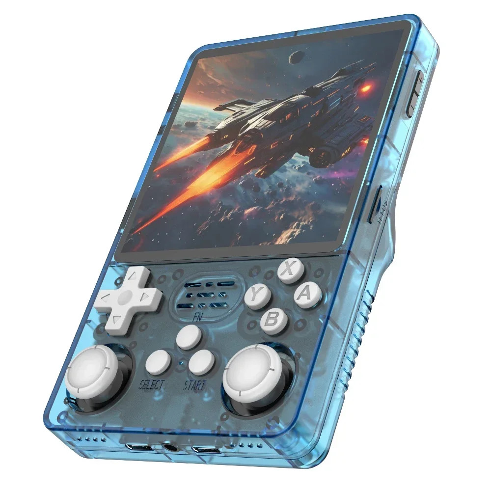 R36 plus Retro Handheld Game Console Linux 64-Bit System 4″ IPS Screen RK3326 Po