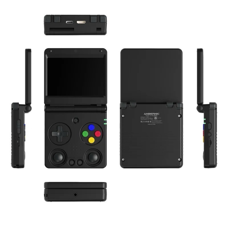 ANBERNIC RG 34XXSP Handheld Game Console H700 3300mAH 64GB – Black