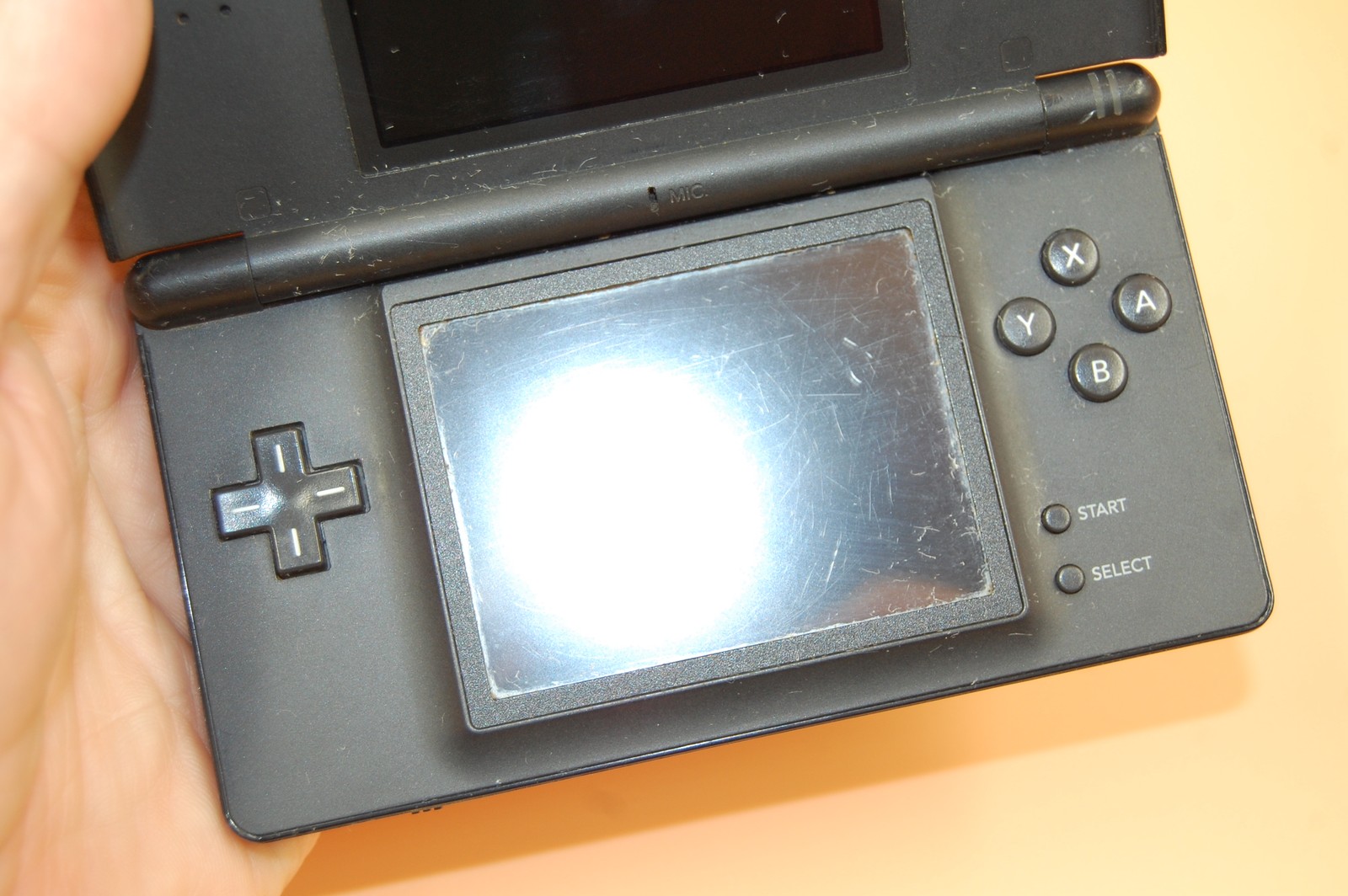 Nintendo DS Lite Black Handheld Console System – As Is, Not Reading Cartridge
