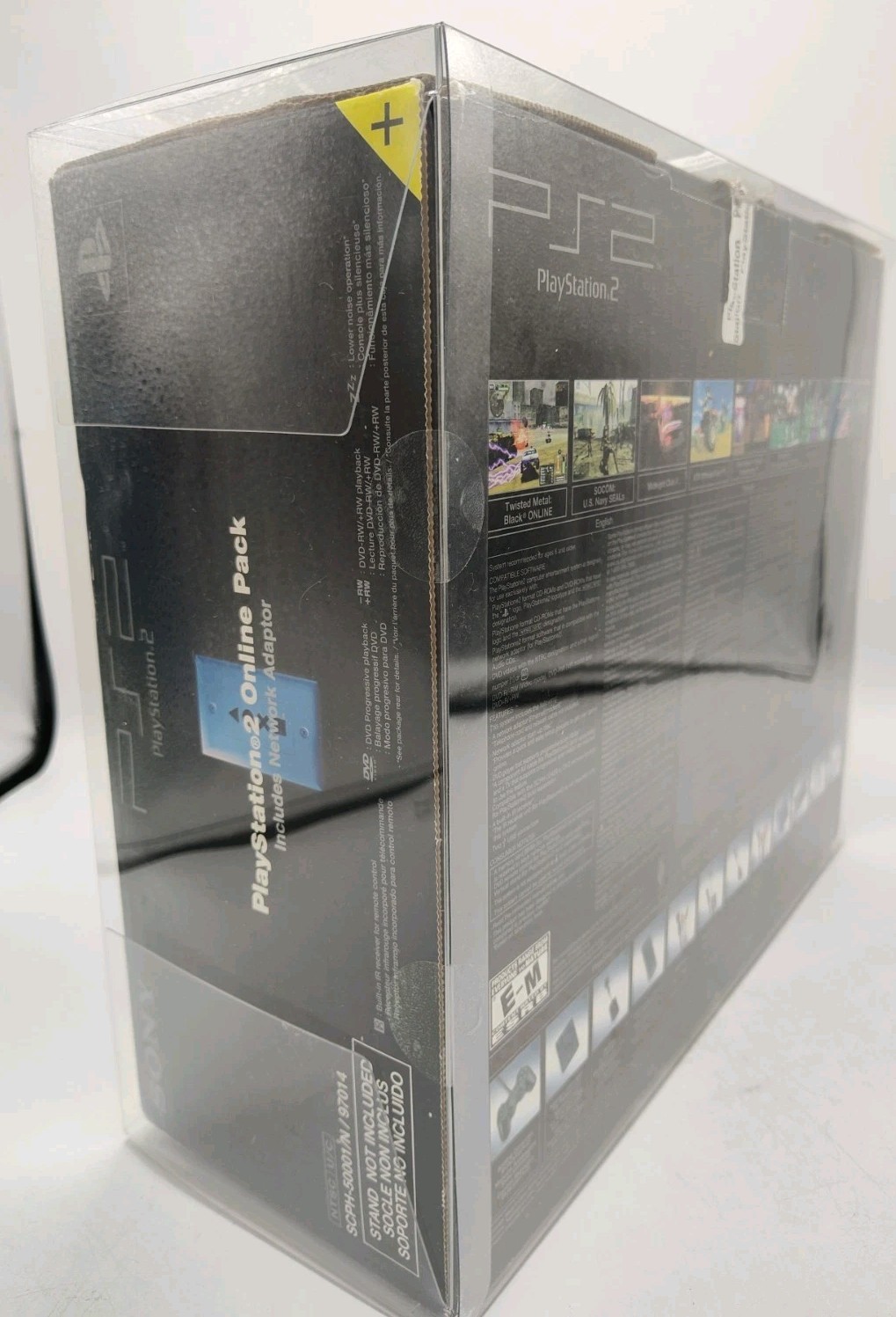 Sony PlayStation 2 SCPH-50001/N Online Pack Console Box ONLY + Case Protector!
