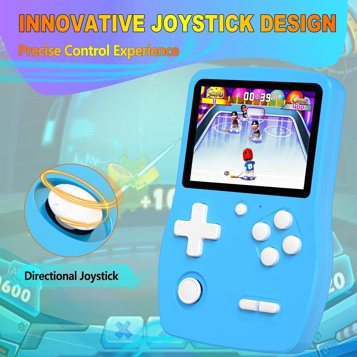 Kid’s Handheld Game Console with 139 Games – Mini Travel Electronic Toy, Blue