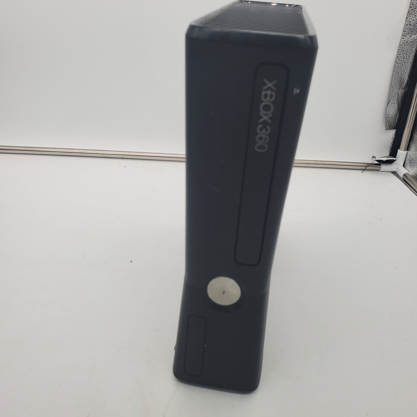 Microsoft Xbox 360 S Slim Black Console ONLY 4GB TESTED Works