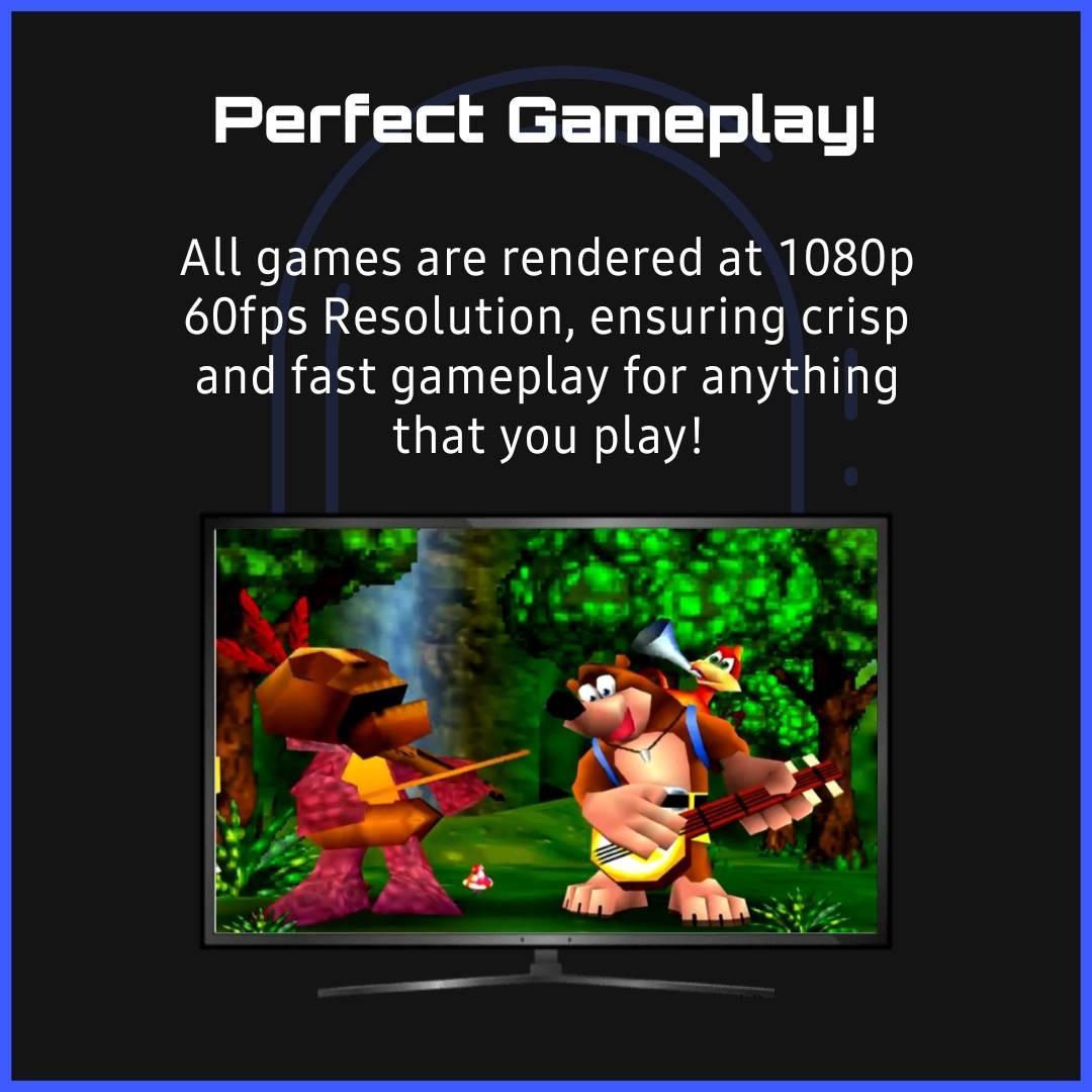Retro Game Console 1080p HDMI Plug and Play 2000+ Game 2x Controllers