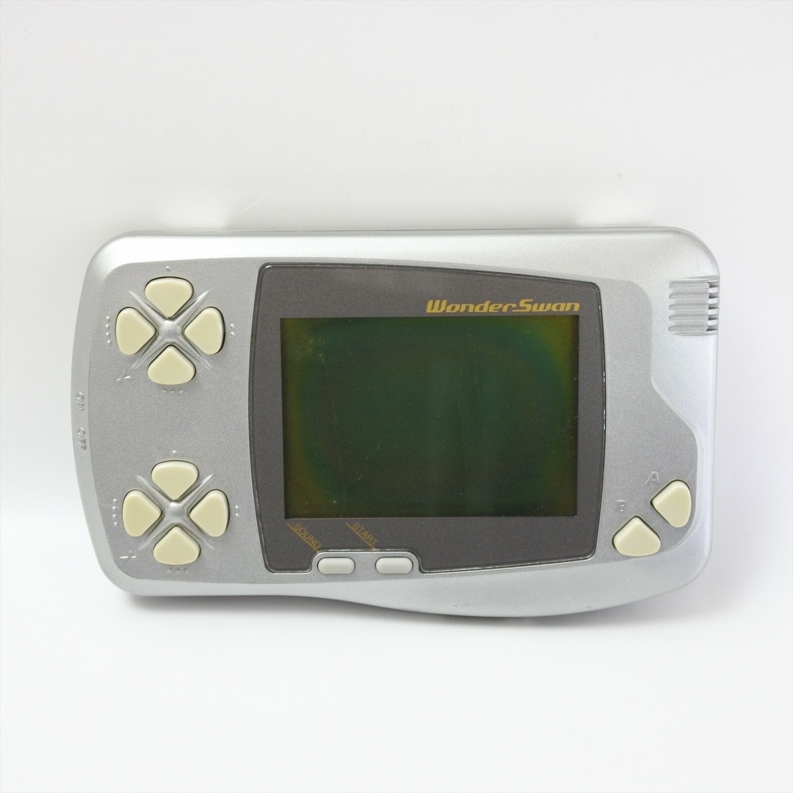JUNK Wonderswan SILVER METALIC Console SW-001 Not working 2800262205 Bandai ws