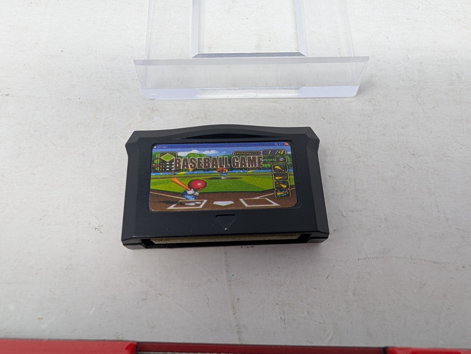 TaddToy Red 16 Bit Handheld Game Console – Hundreds of Preloaded Games, Baseball