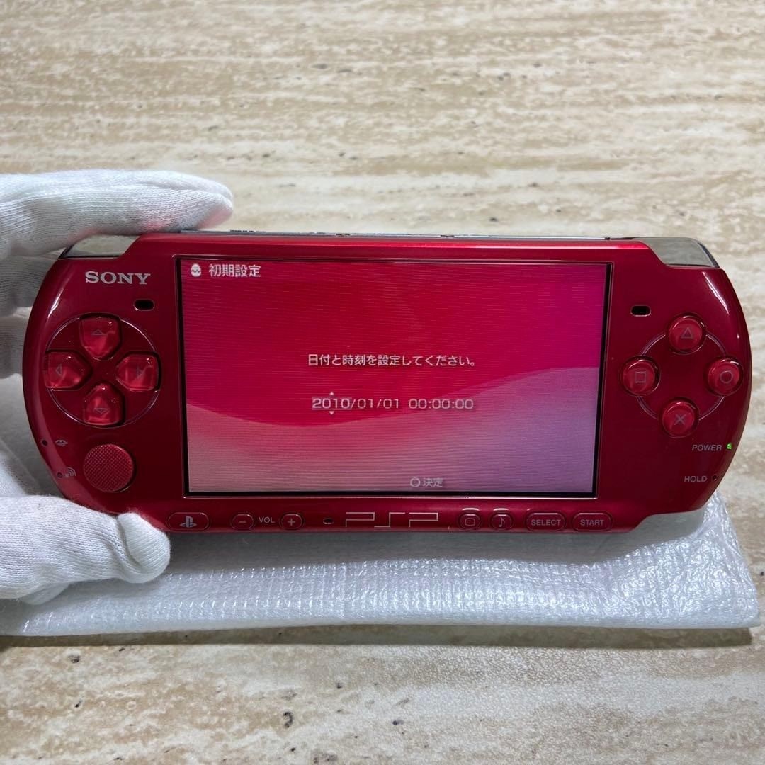 Title Sony PSP 3000 Radiant Red Console Complete in Box Excellent Condition 7097
