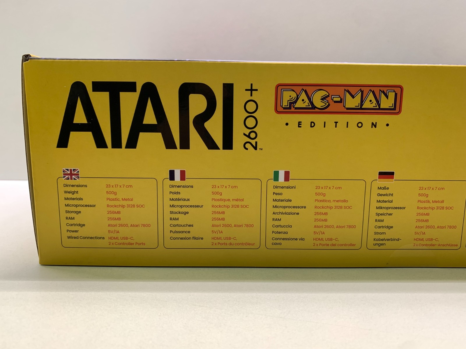 ATARI 2600+ PAC-MAN ANNIVERSARY EDITION CONSOLE – RETRO GAMES NEW NEW