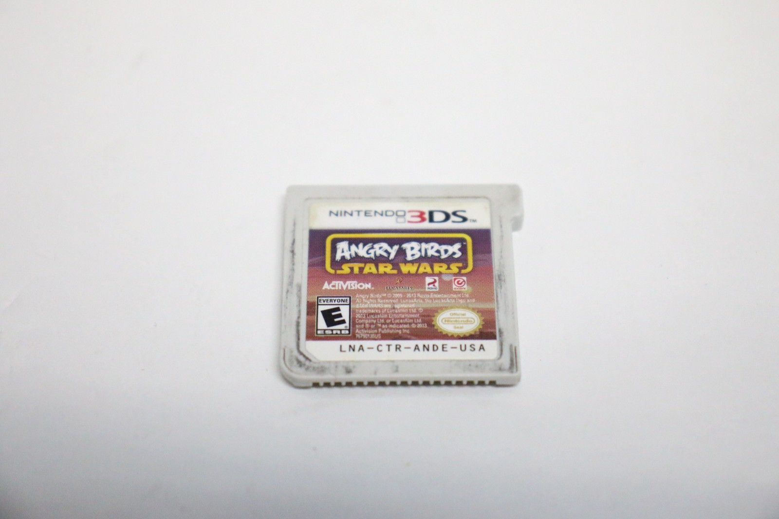 Nintendo 2DS Blue Handheld Console Model FTR-001 with Charger Angry Birds game