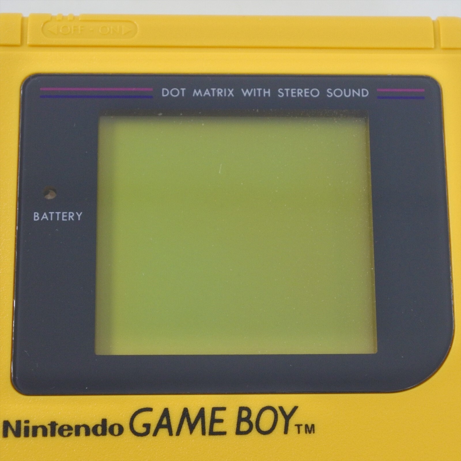 Gameboy Bros Classic YELLOW Console DMG-001 Boxed Nintendo GH1903290 gb