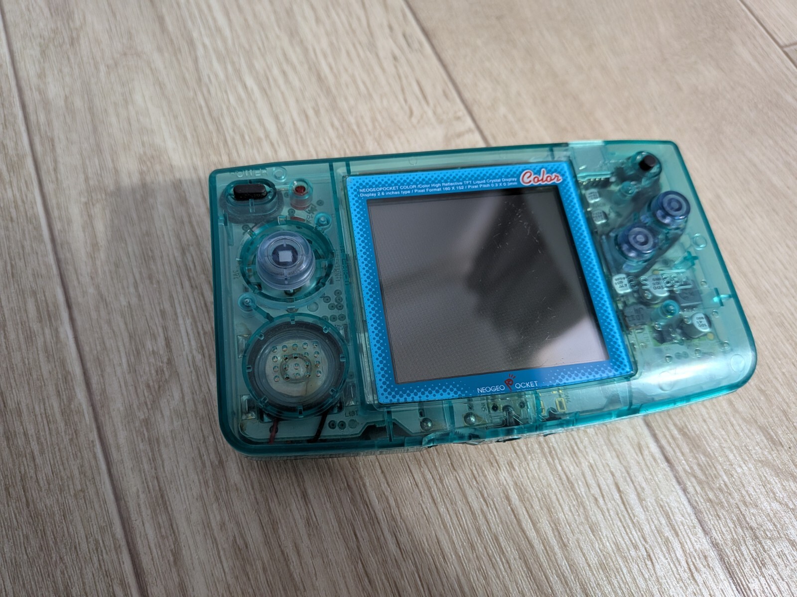 Neo Geo Pocket SNK Color Console Clear Blue Tested Work