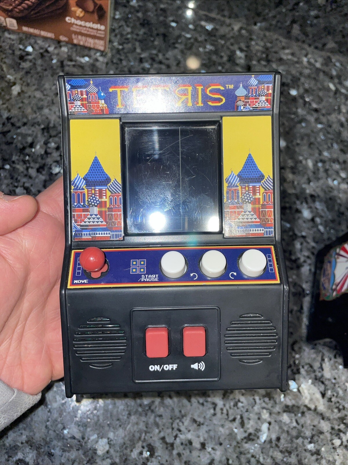 (3) Micro Player Handheld Retro Arcade Games – Galaga Tetris & Space Invaders