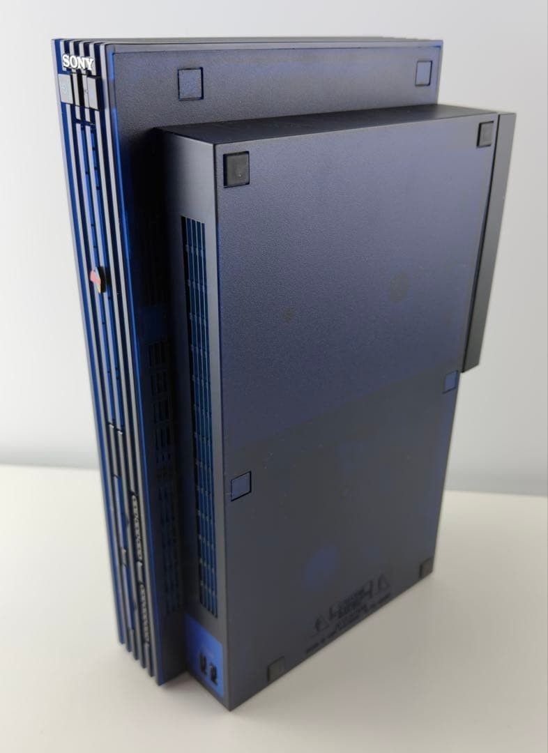 Sony PS2 BB Pack Midnight Blue SCPH-50000 MB/NH Console Complete Tested Japan