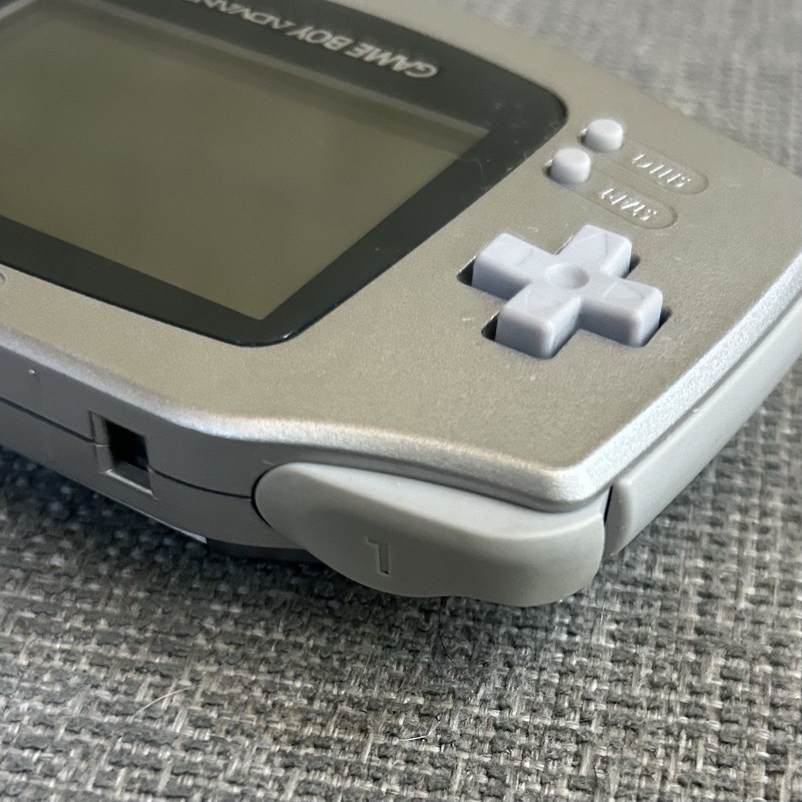 Nintendo Gameboy Advance GBA Platinum Silver Handheld Console AGB-001 Tested