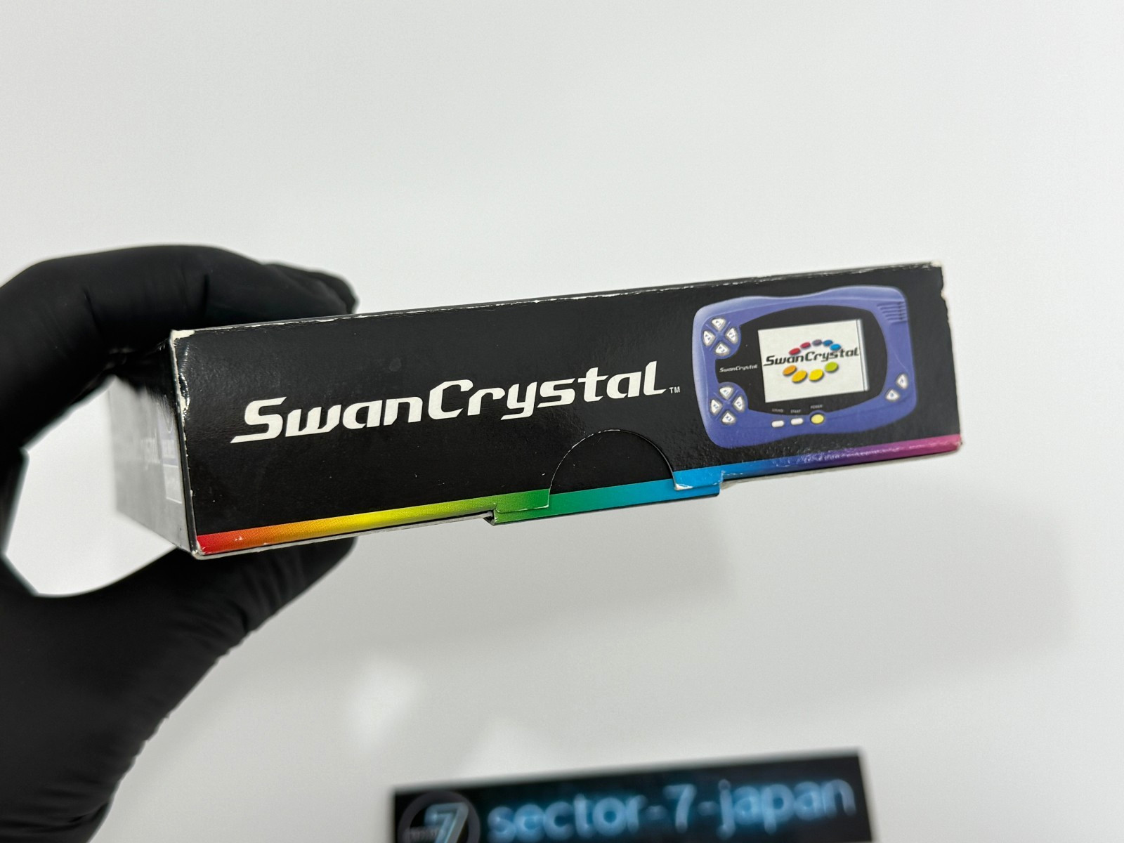 [VGC] Bandai WonderSwan Swan Crystal Blue Violet Console System Boxed VG GoodCon