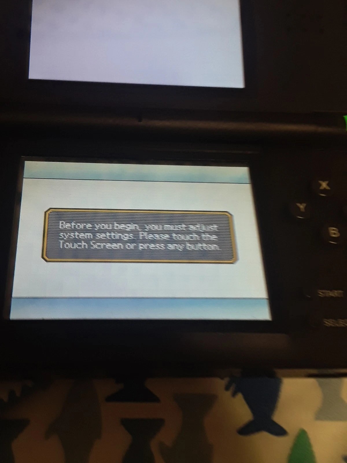 Nintendo DS Lite Game Console Only Black No Charger No Stylus