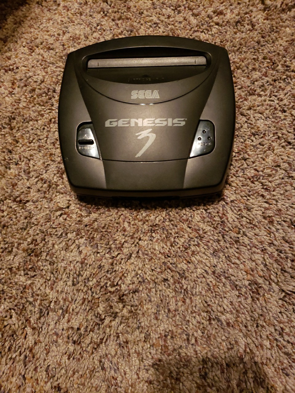 Sega Genesis Model 3 MK-1461 Console With Controller, Cords And 3 Games