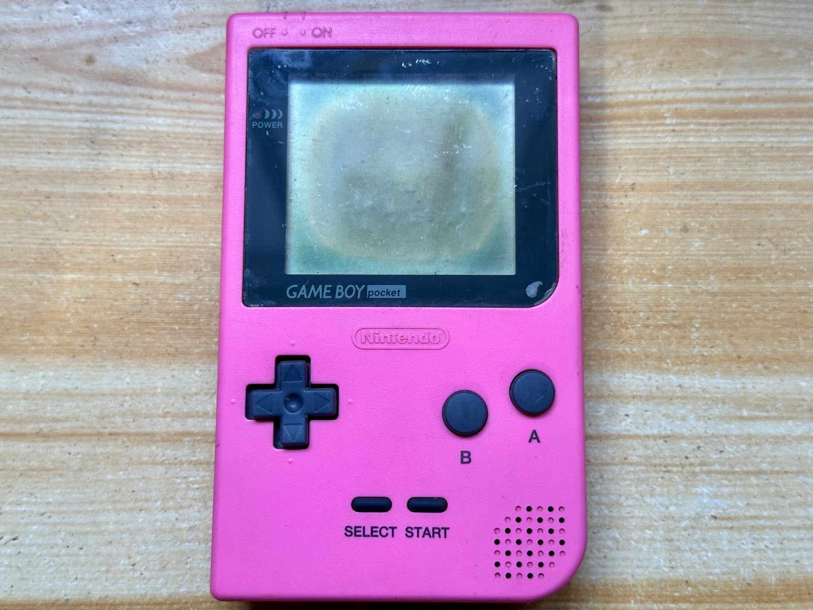 Nintendo Gameboy Pocket MGB001 Pink Handheld System Console – Parts or Repair
