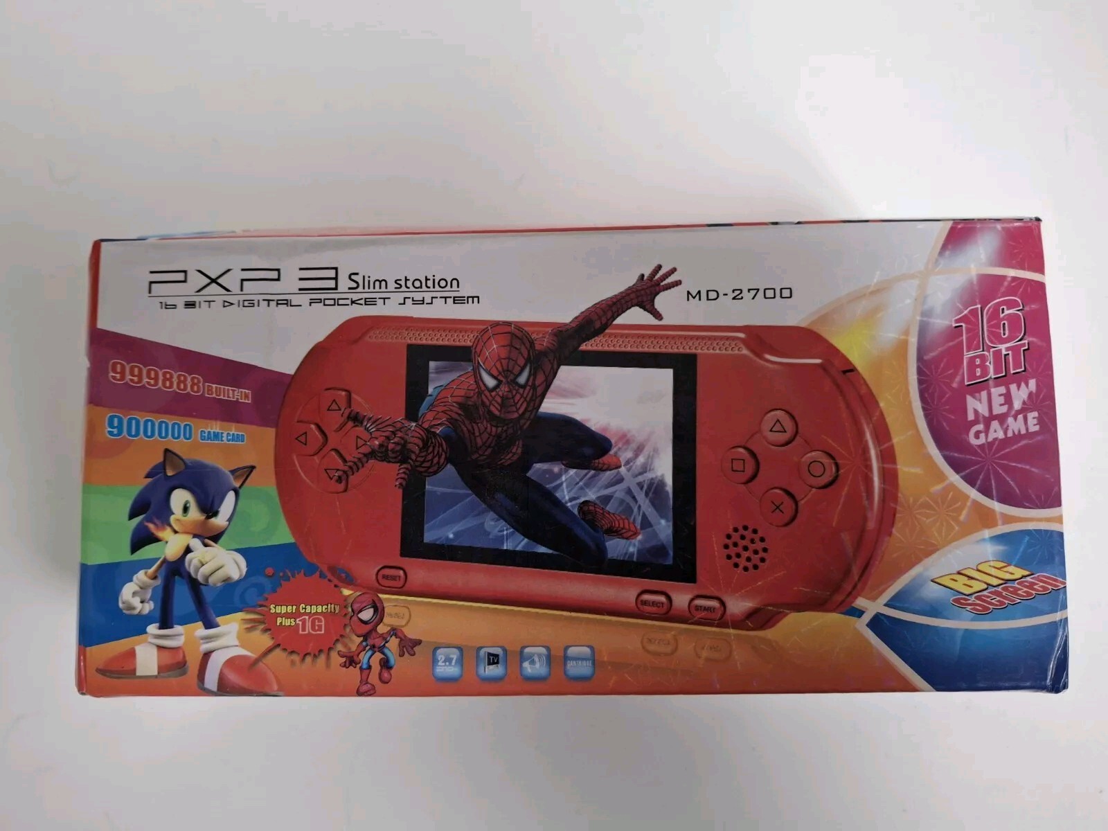 PXP3 Handheld Portable Console (2.7 Inch, 16 Bit black