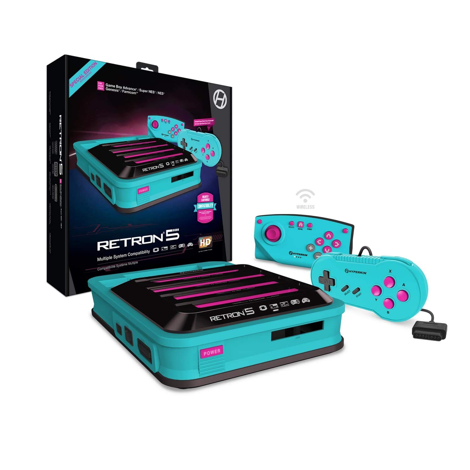 HDMI RetroN 5 Hyperkin Turquoise Gaming Console