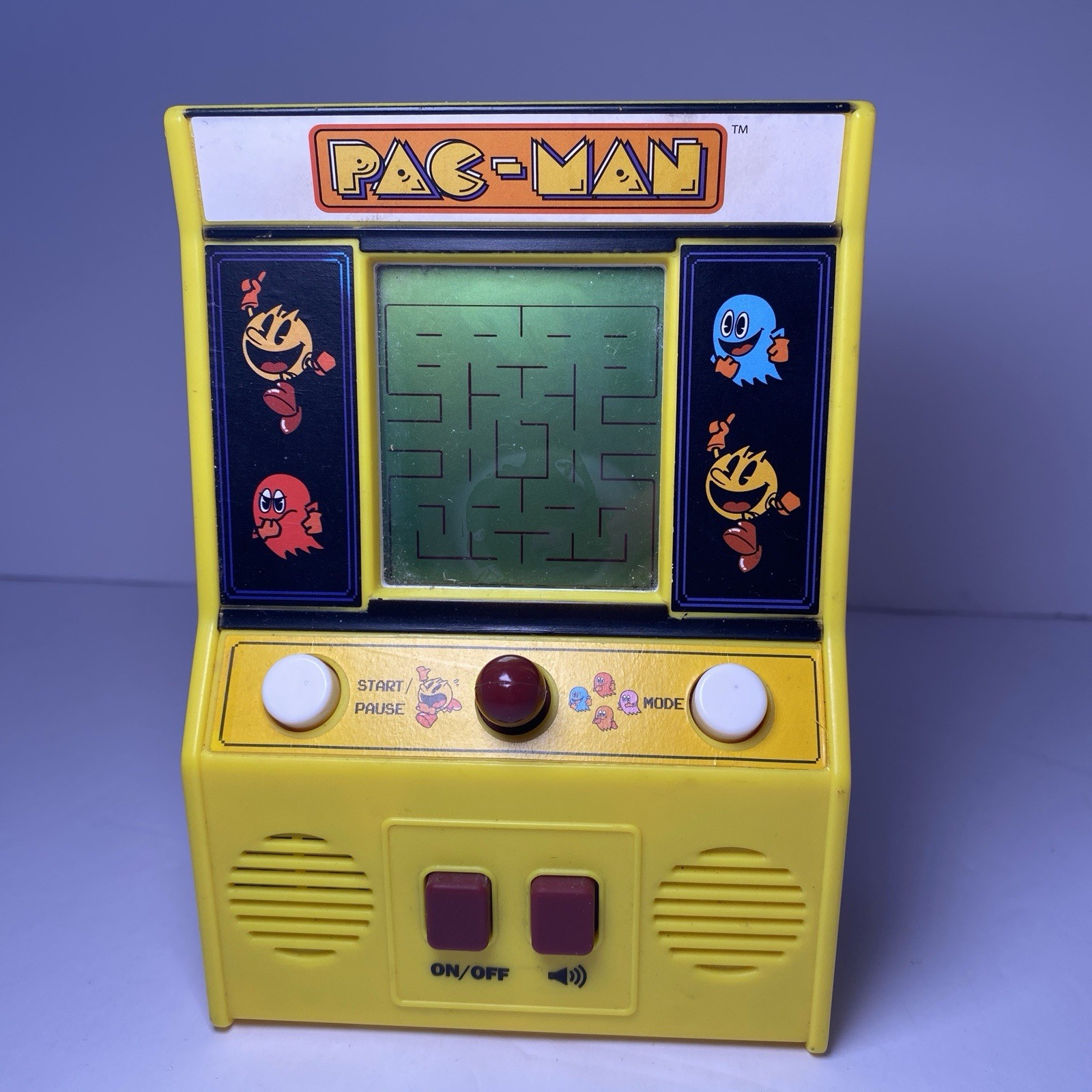 Used Bandai Pac-Man Arcade Classics Mini Handheld Game Tested Working