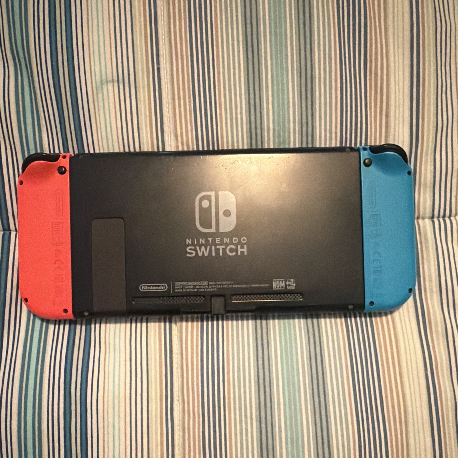 Nintendo Switch Console Blue/Red Joy-Cons Dock AC Adapter Case