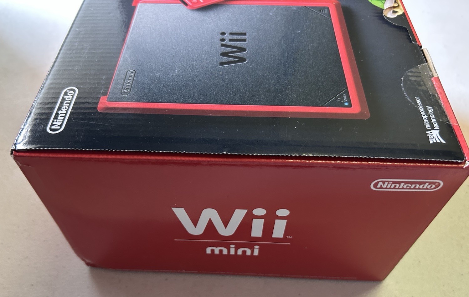 Nintendo Wii Mini Black Red Console Mario Kart Bundle Factory SEALED BRAND NEW
