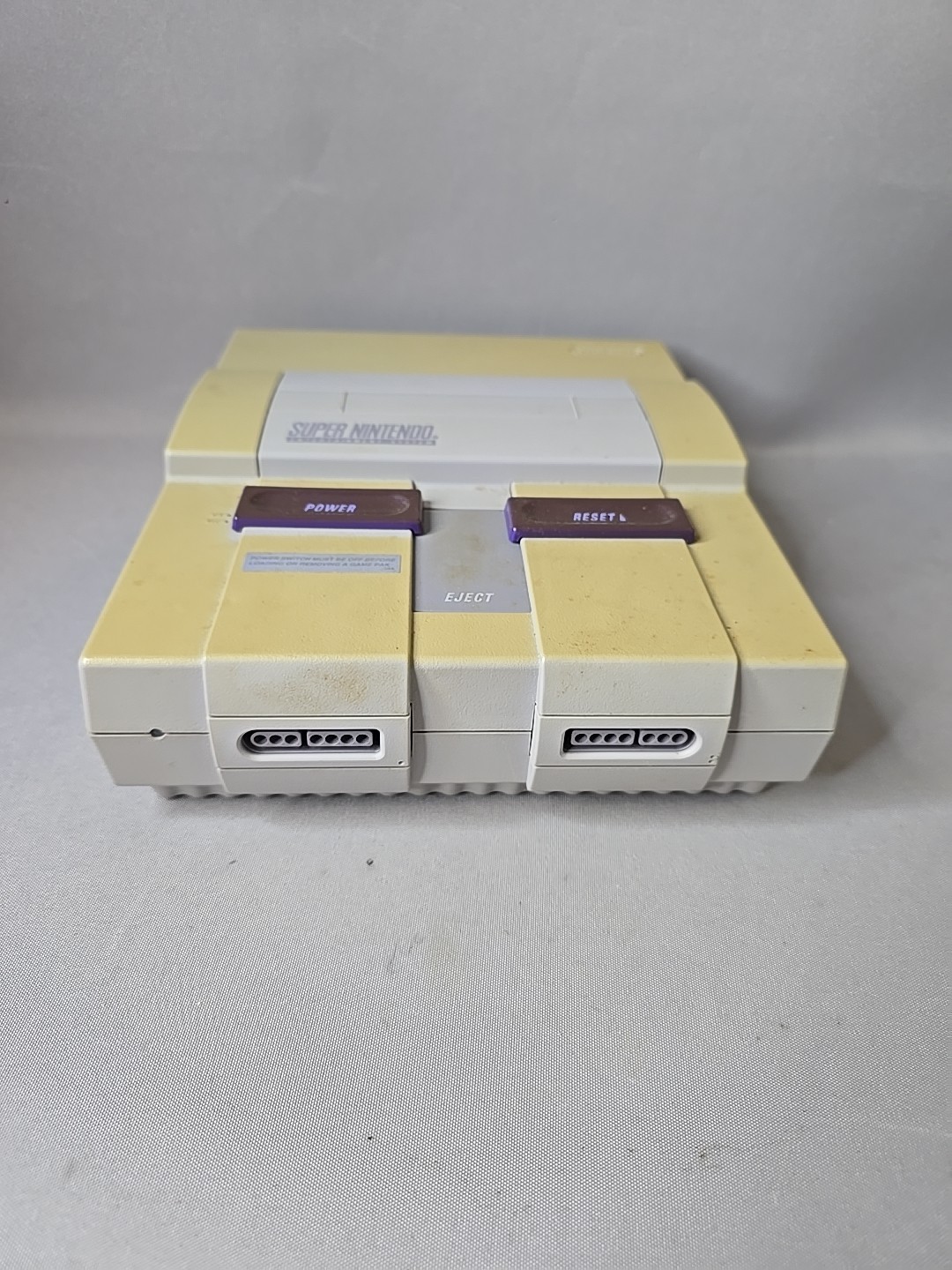 Super Nintendo SNES Console Bundle With Controller Cables & Manuals